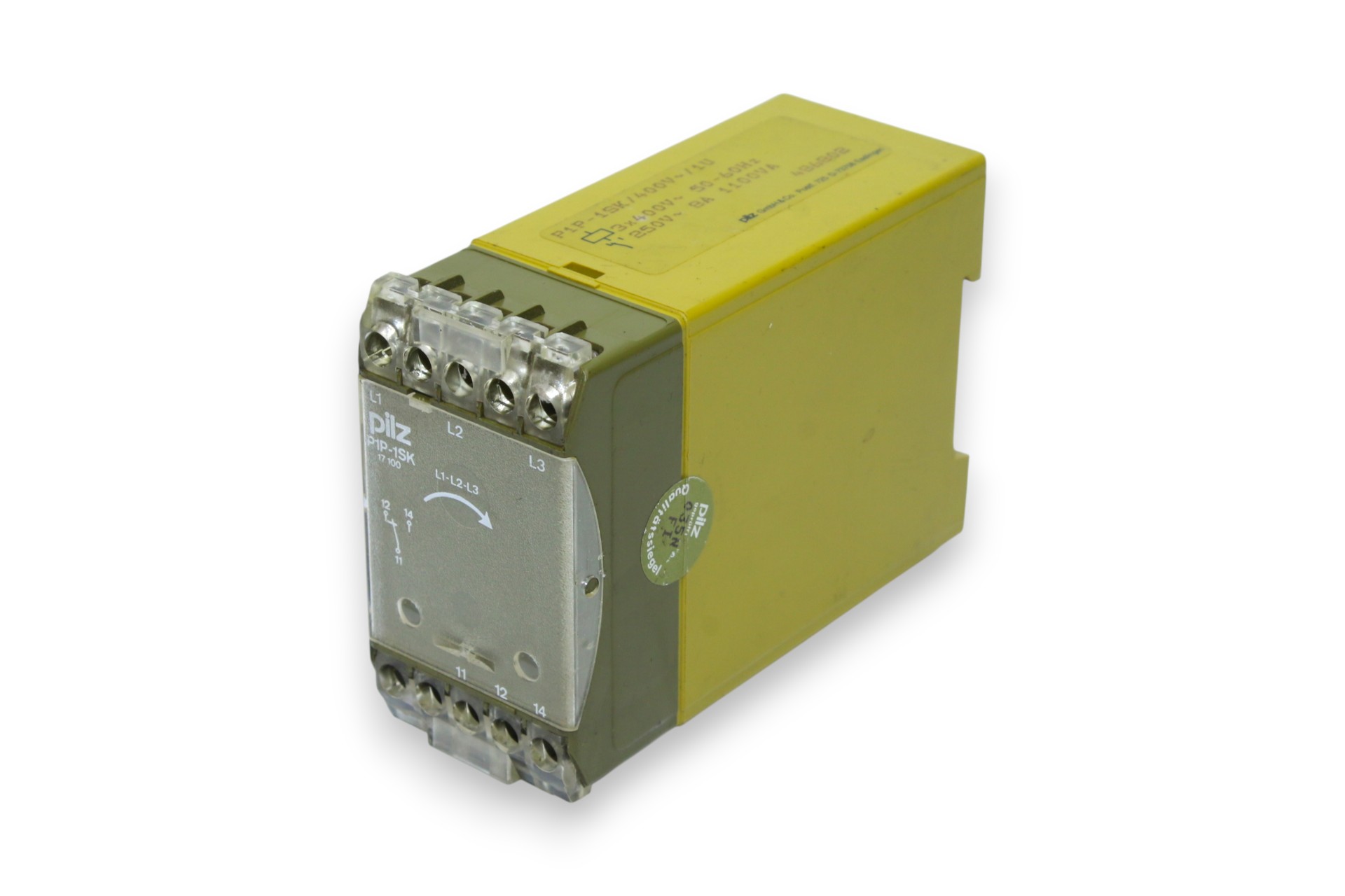 PILZ P1P-1SK/400V~/1U SAFETY RELAY 486802