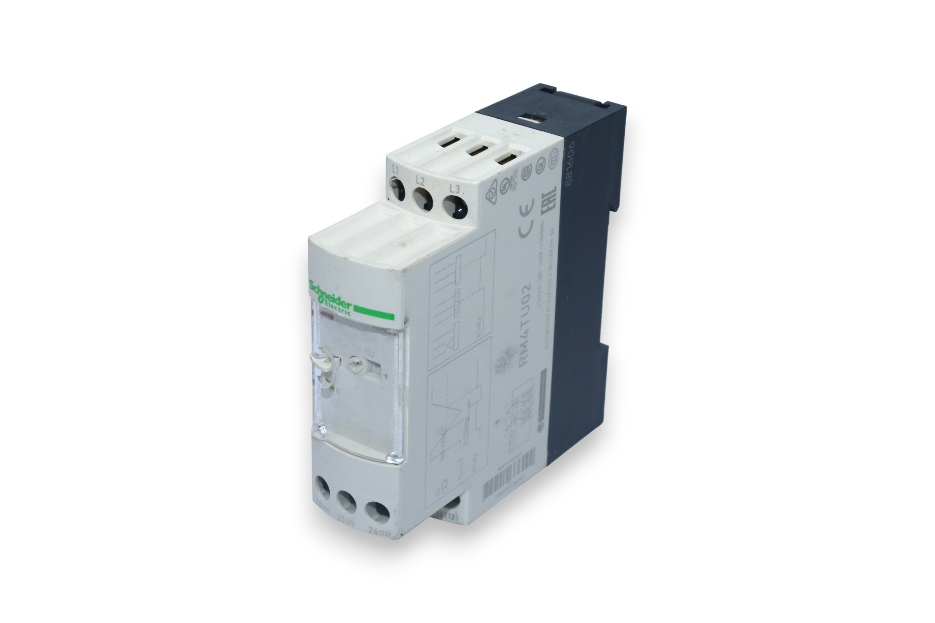 SCHNEIDER RM4TU02 THREE-PHASE NETWORK CONTROL RELAY