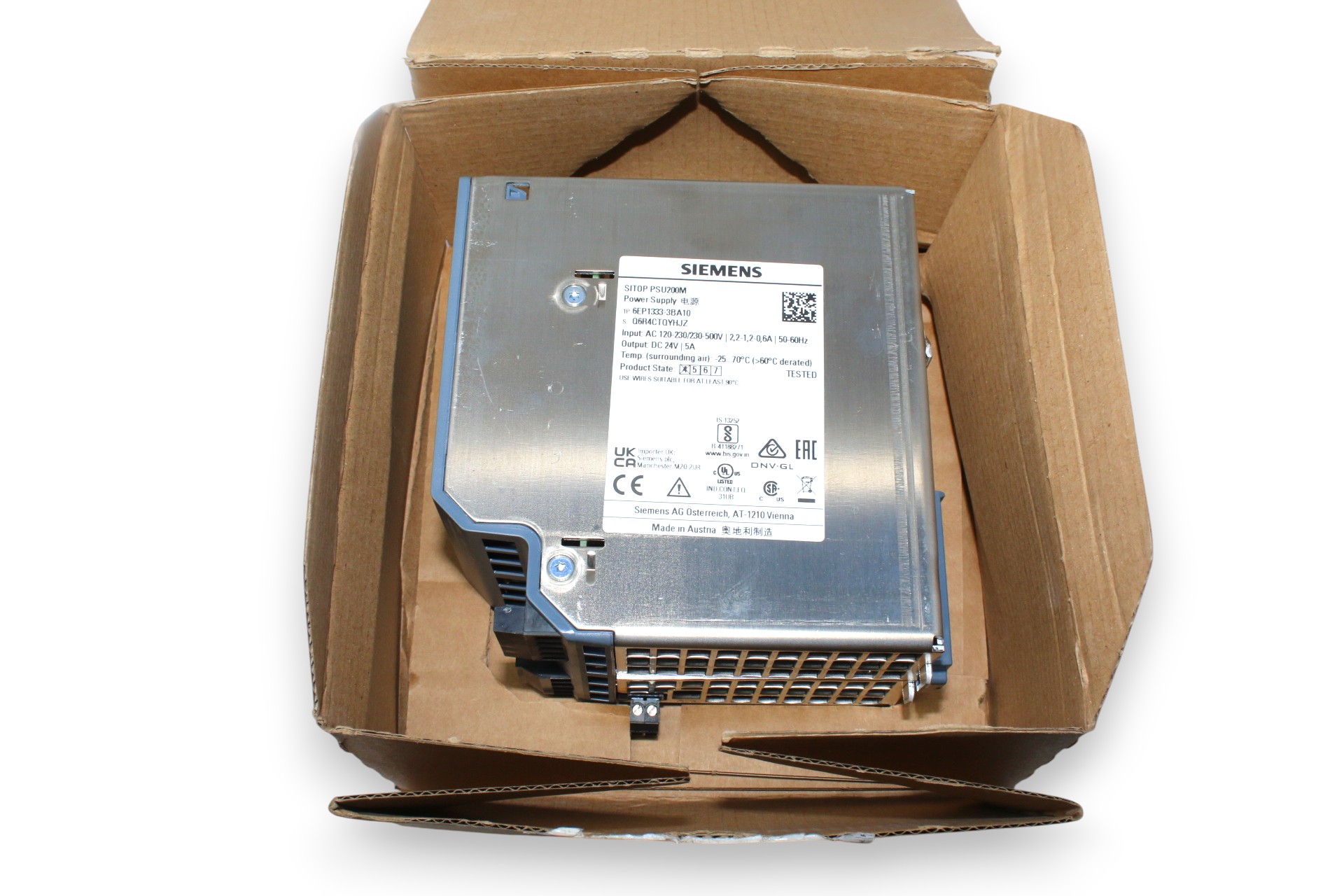 SIEMENS 6EP1333-3BA10 POWER SUPPLY