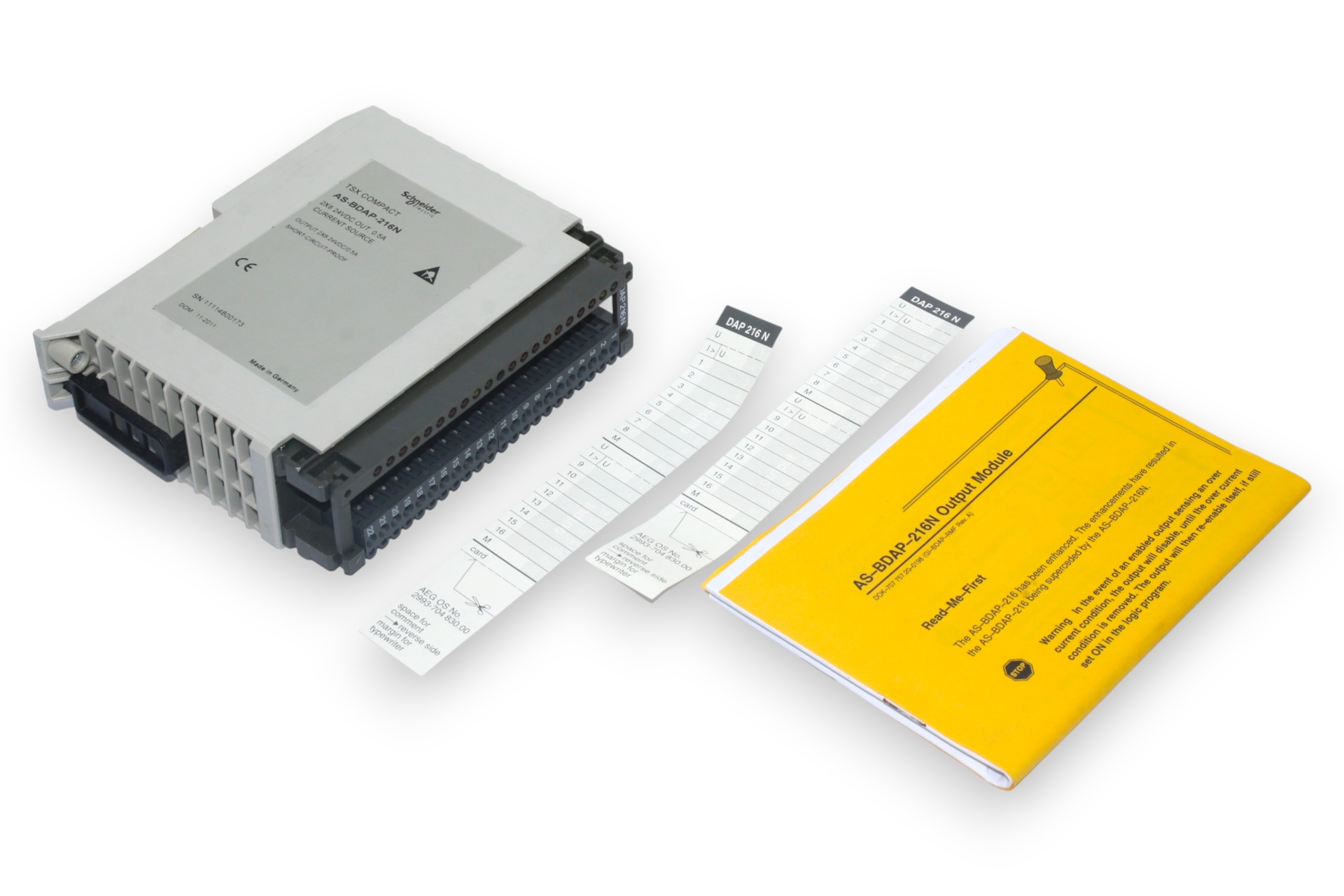 SCHNEIDER AS-BDAP-216N OUTPUT MODULE