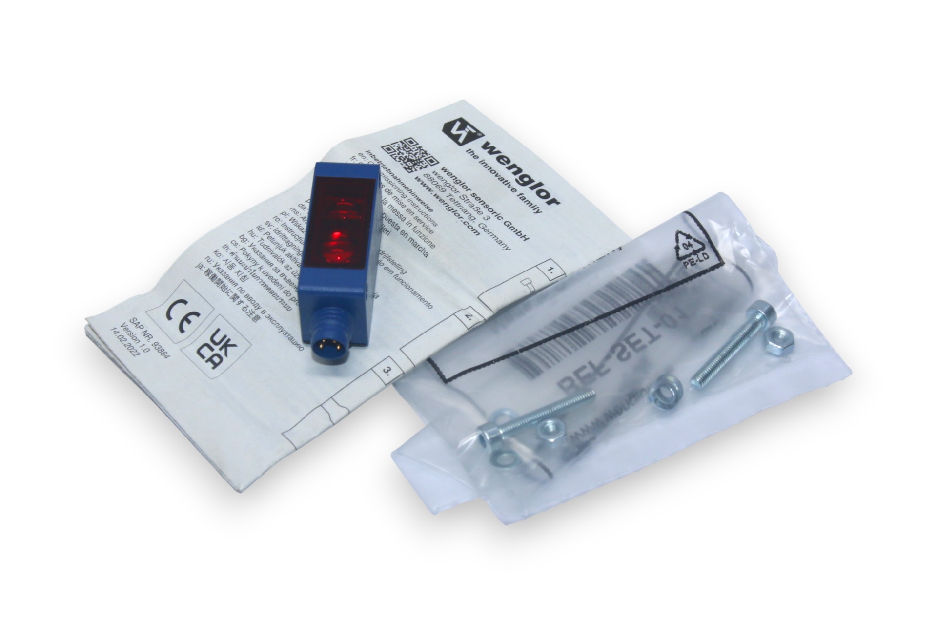 WENGLOR P1KH002 REFLEX SENSOR WITH BACKGROUND SUPPRESSION