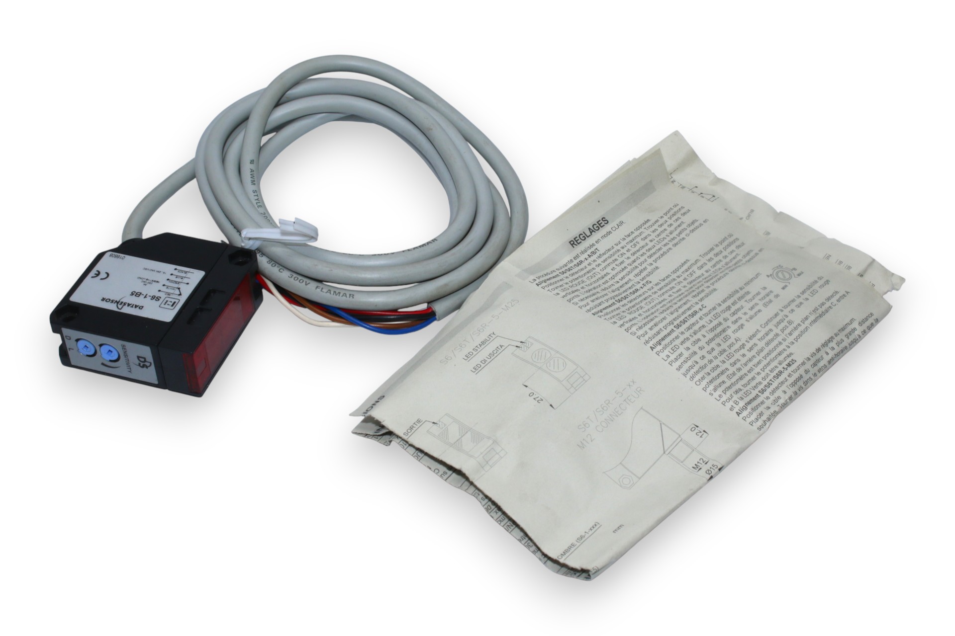 DATASENSOR S6-1-B5 POLARISED RETROREFLEX SENSOR