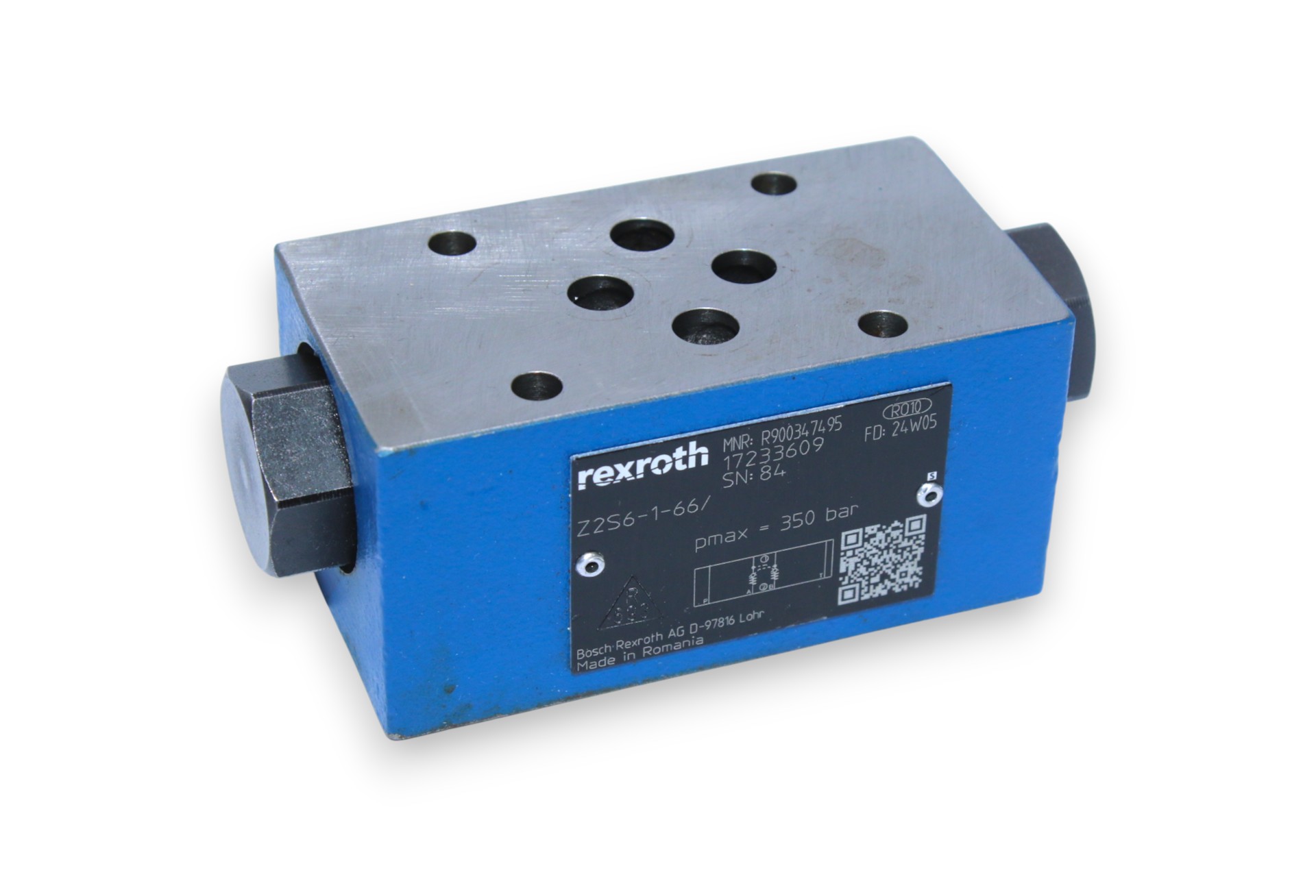 REXROTH R900347495 CHECK VALVE SANDWICH Z2S6-1-66/