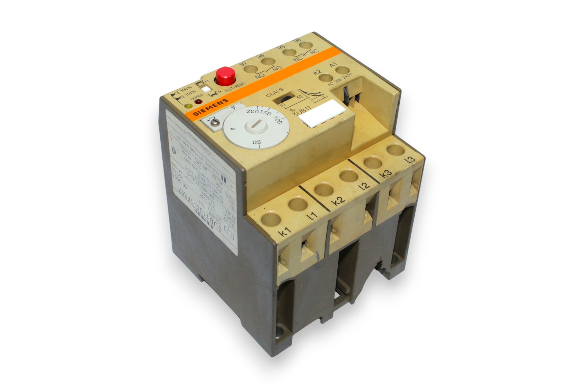 SIEMENS 3UB1100-1FM7 OVERLOAD RELAY