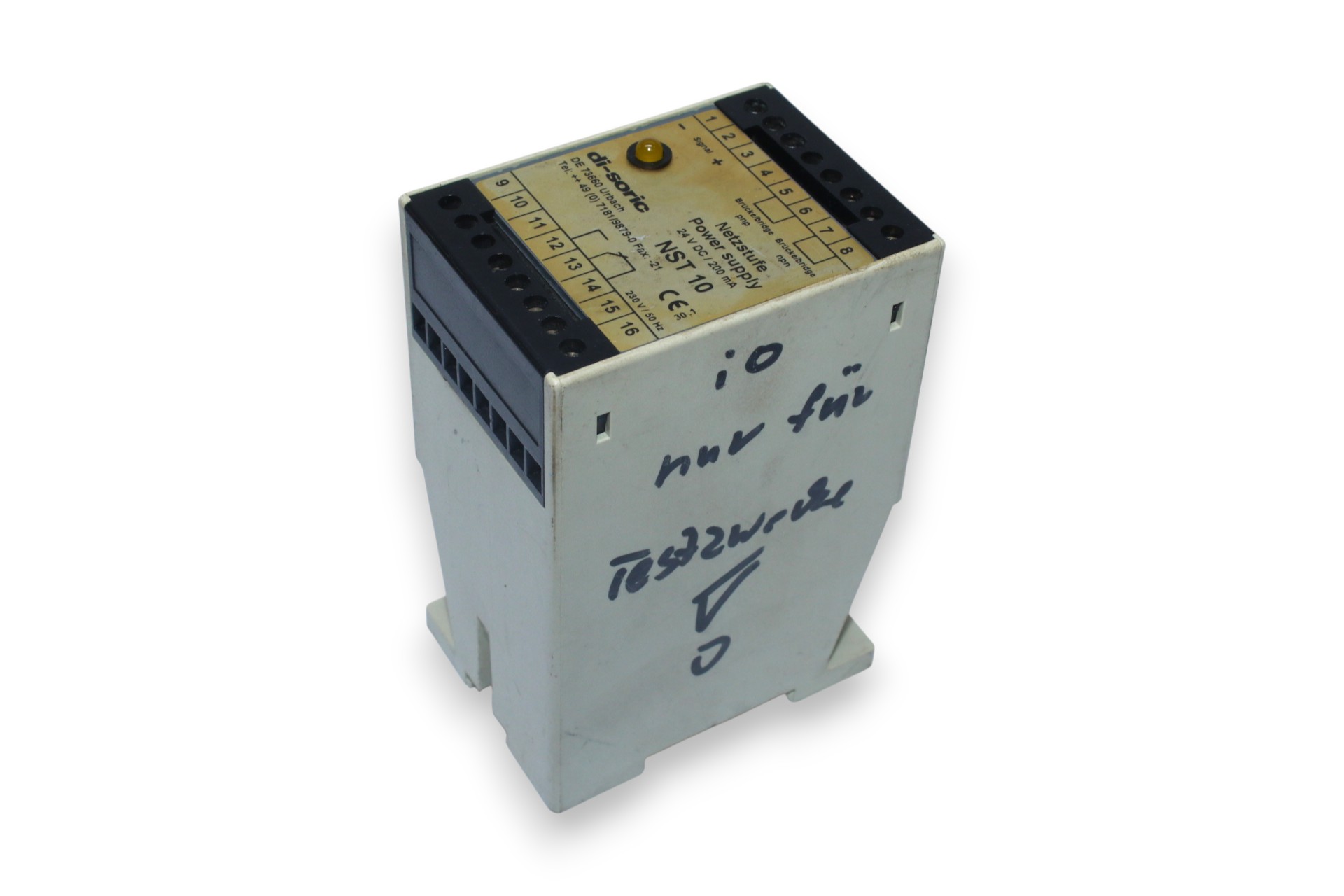 DI-SORIC NST 10 POWER SUPPLY