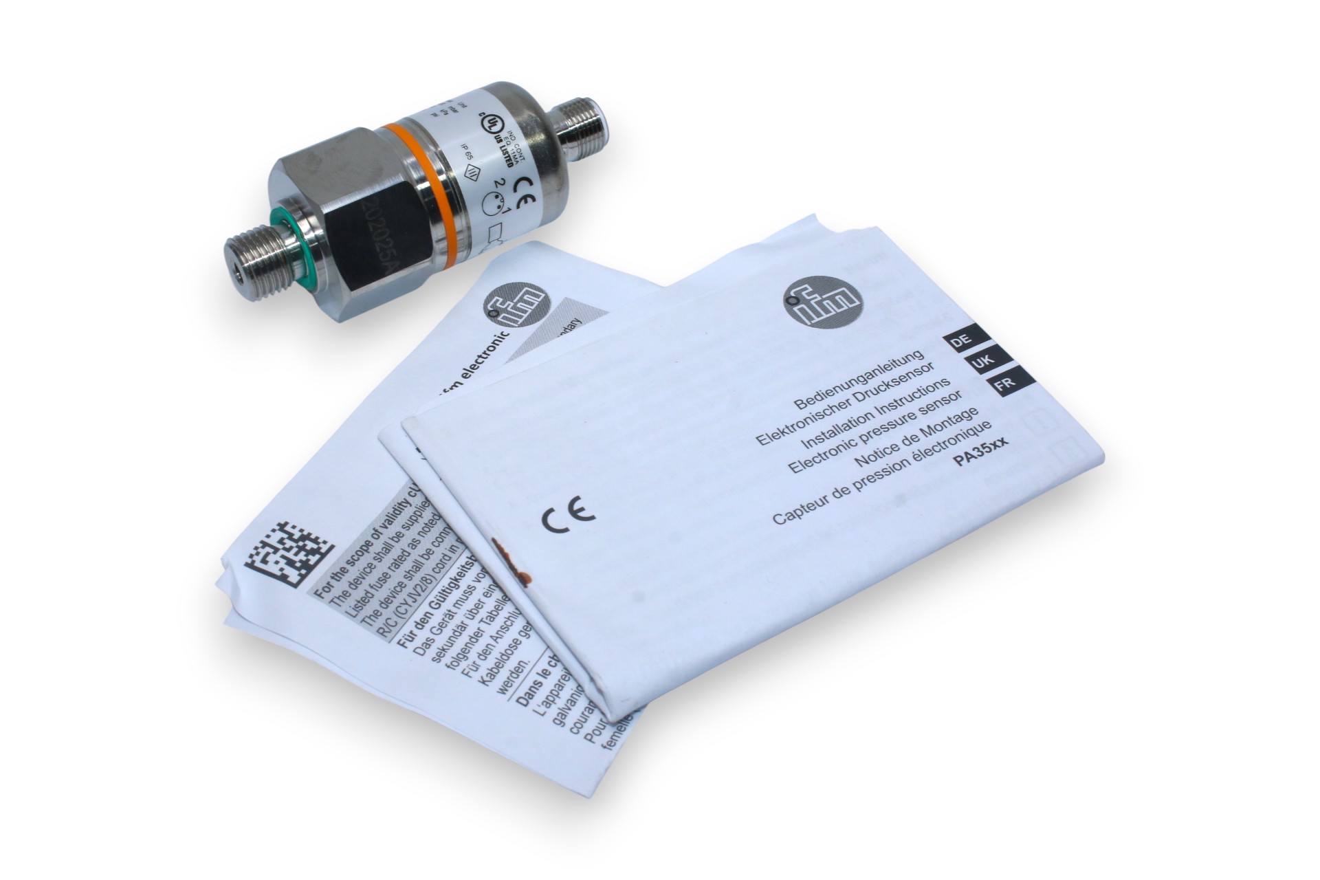 IFM PA3589 PRESSURE TRANSMITTER PA-,10BRBG14-A-ZVG/US/ /V