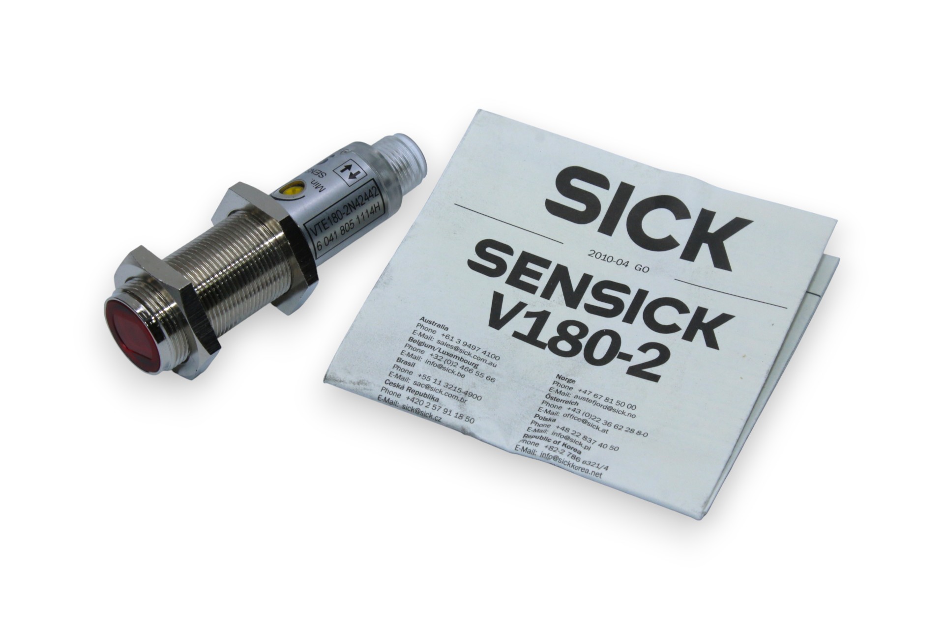 SICK VTE180-2N42442 PHOTOELECTRIC SENSOR 6041805