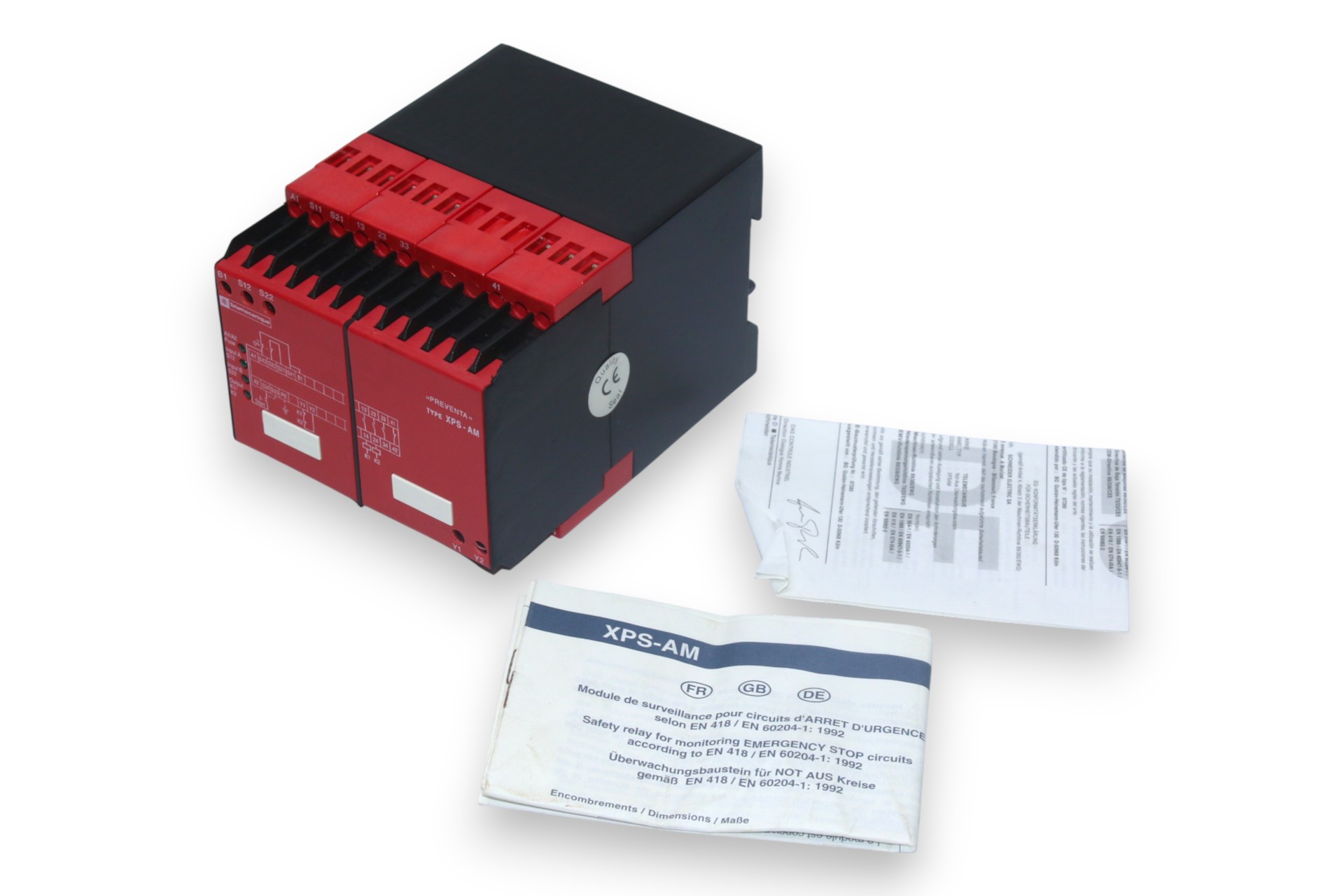 TELEMECANIQUE XPSAM3440 SAFETY RELAY 115 VAC