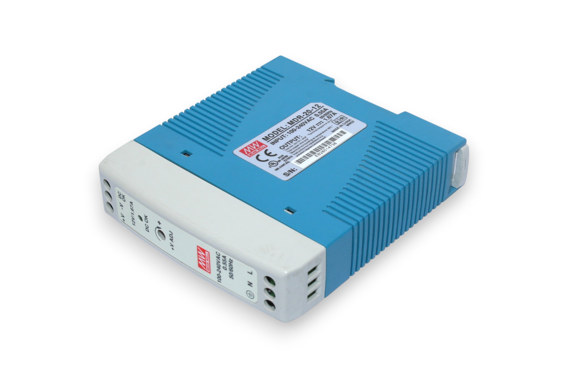 MEAN WELL MDR-20-12 POWER SUPPLY