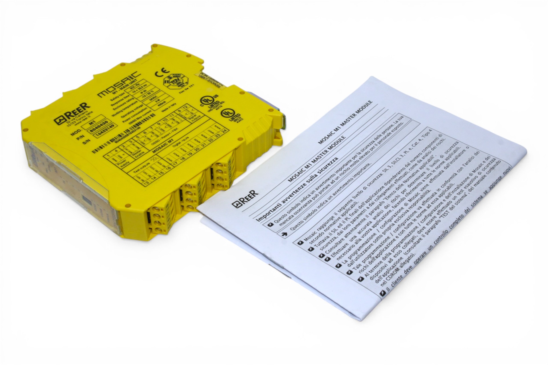 REER MOSAIC M1-MAIN UNIT SAFETY CONTROLLER 8040430