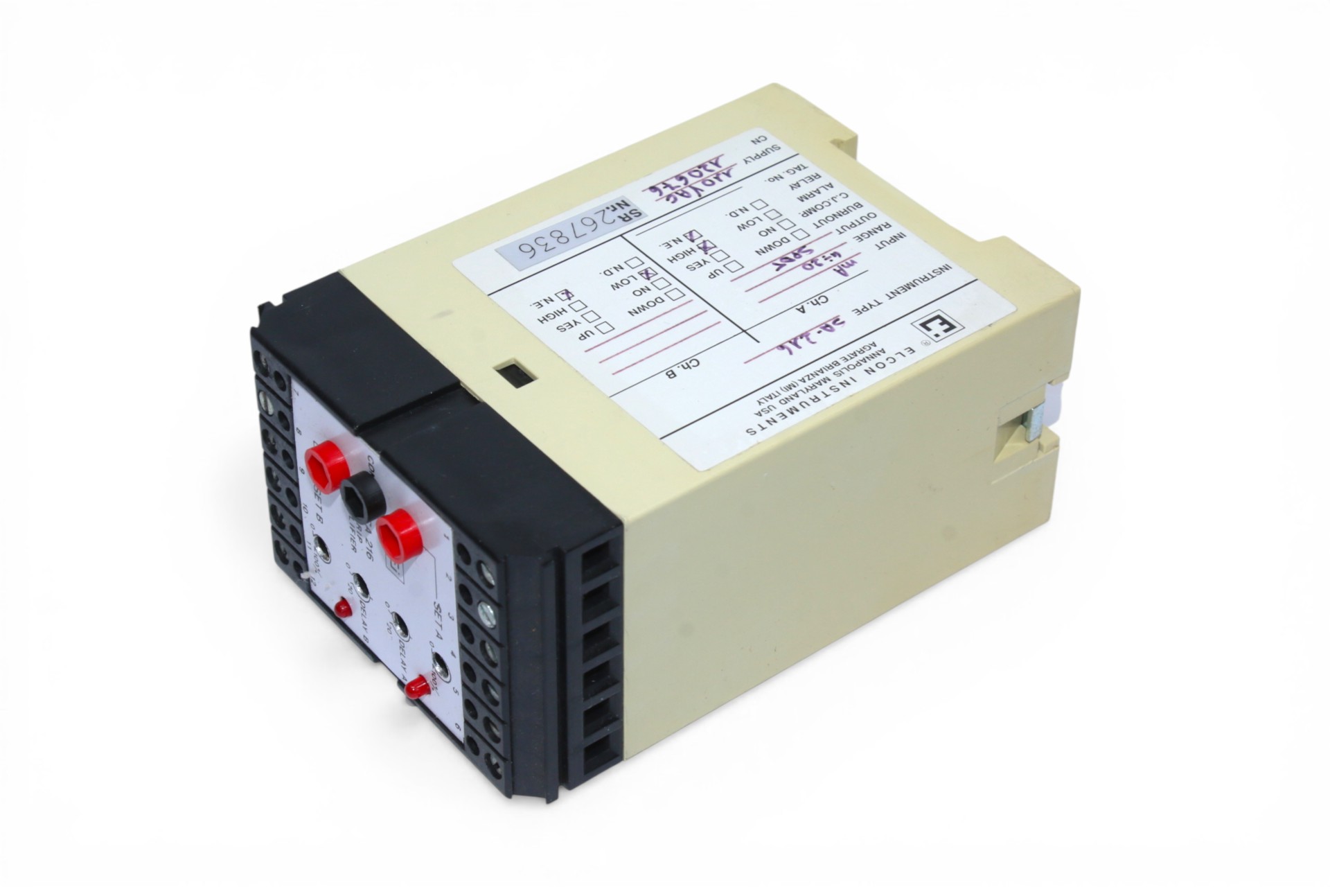 ELCON INSTRUMENTS SA 216 RELAY