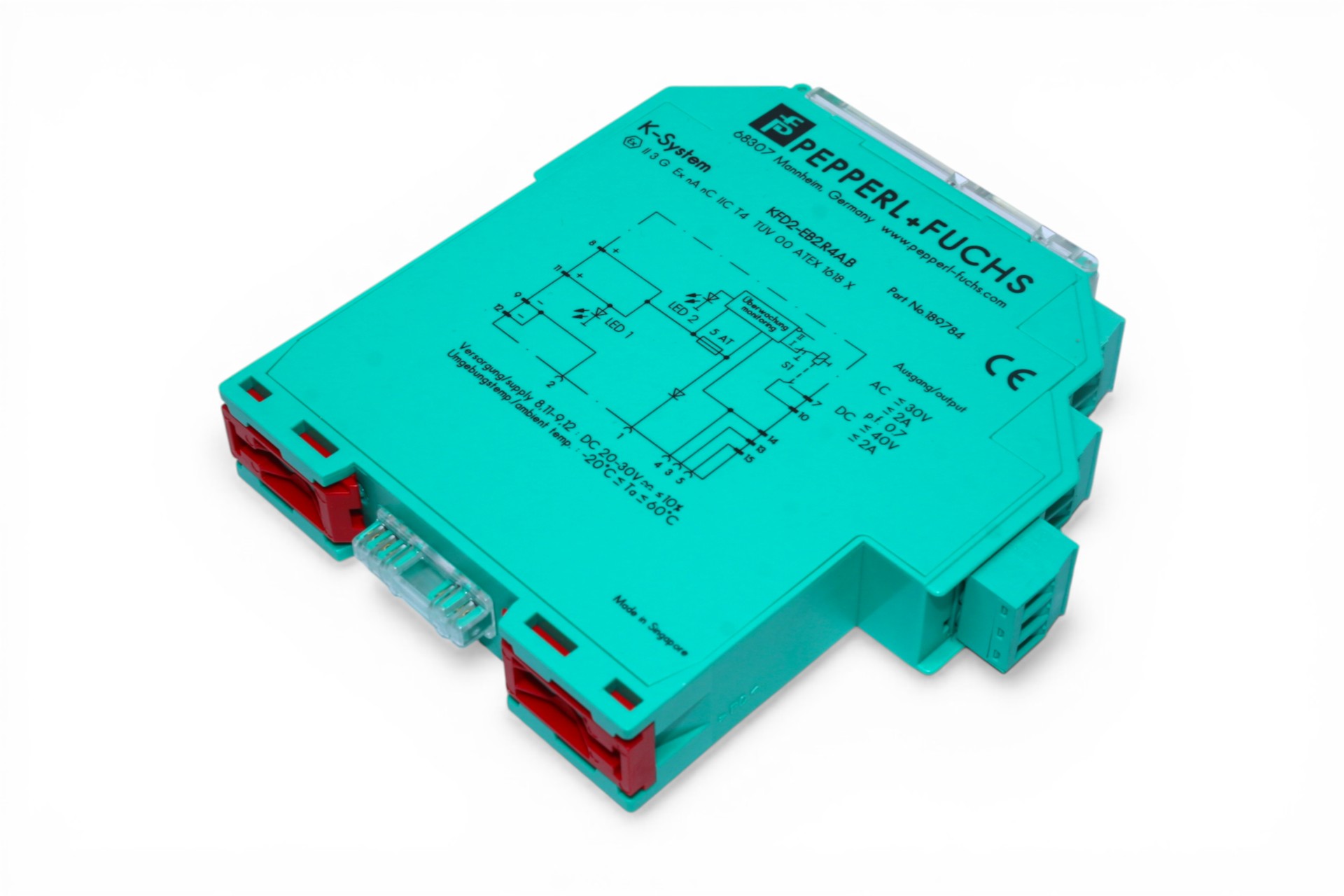 PEPPERL+FUCHS KFD2-EB2.R4A.B SWITCH AMPLIFIER 189784