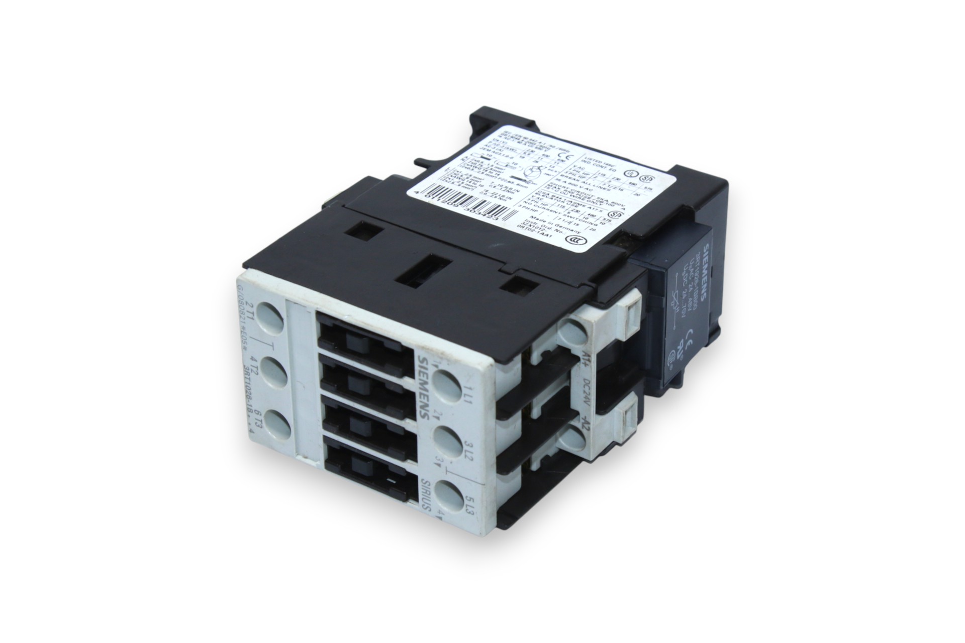 SIEMENS 3RT1026-1B..4 POWER CONTACTOR 11Kw