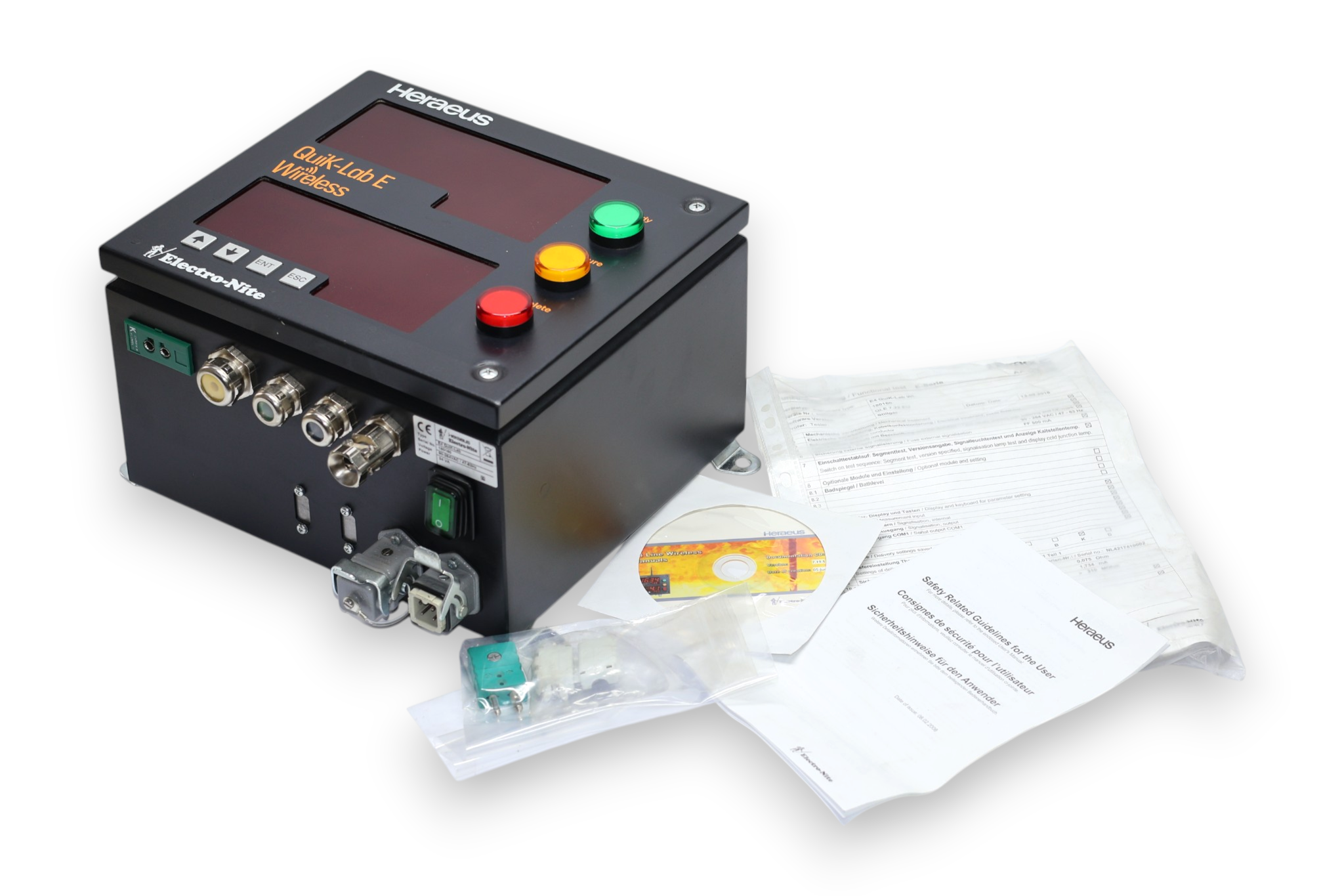 HERAEUS E4 QUIK-LAB THERMAL ANALYSIS OF CAST IRON