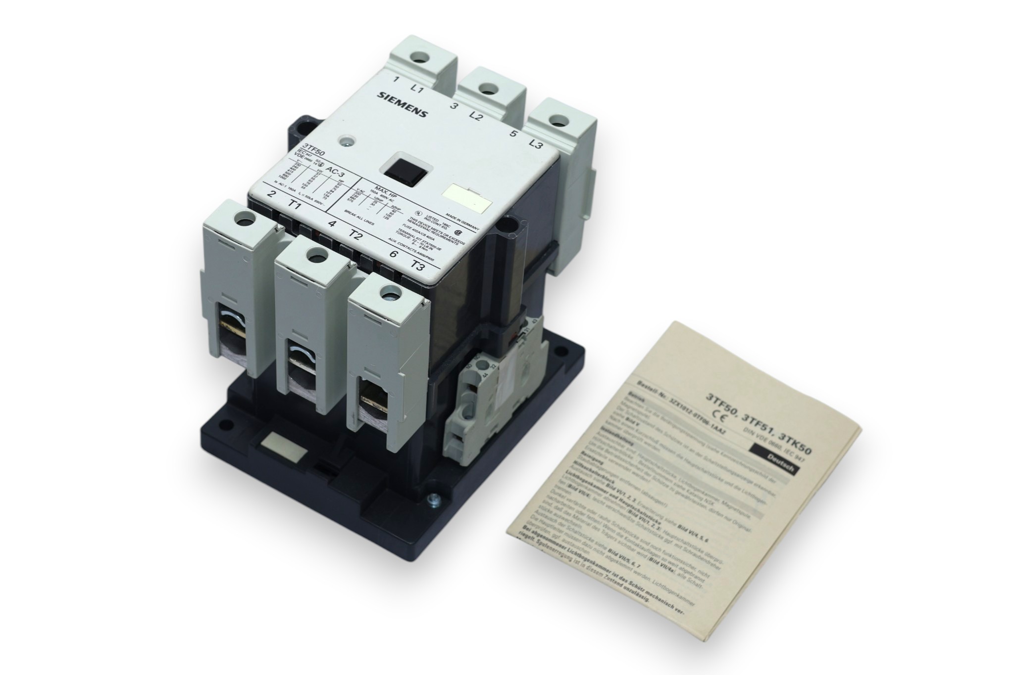 SIEMENS 3TF5022-0AD0 CONTACTOR
