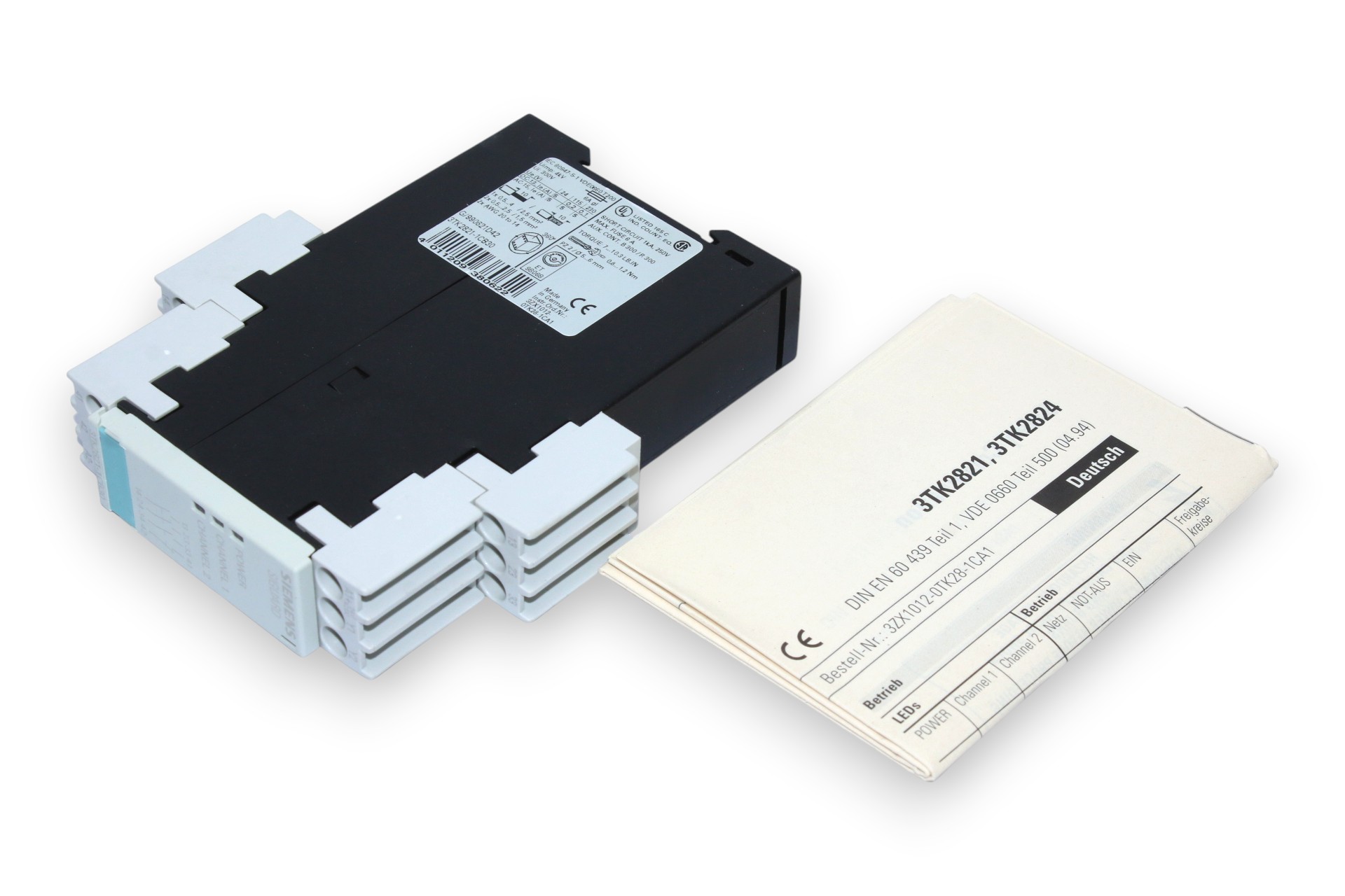SIEMENS 3TK2821-1CB30 SAFETY RELAY