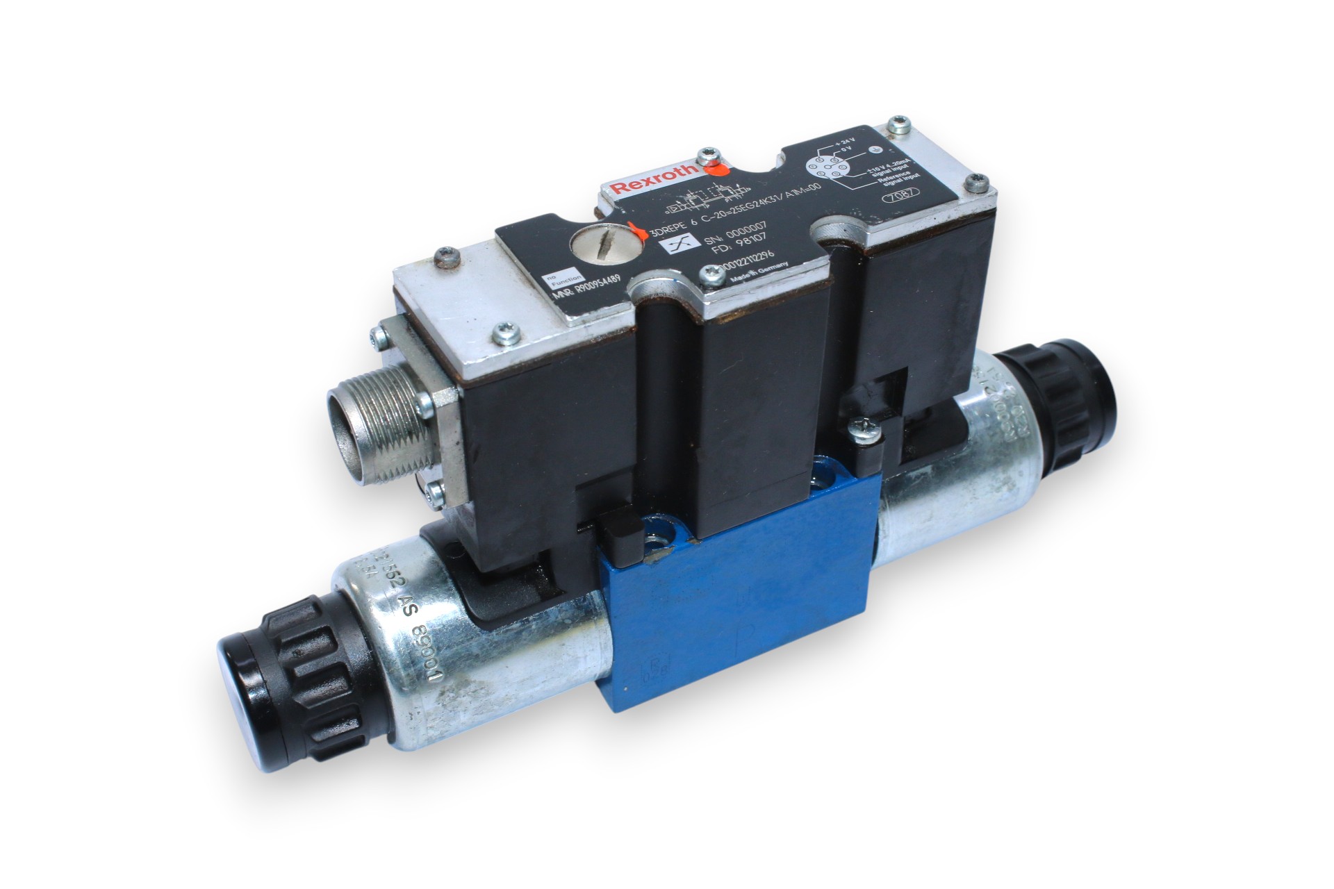 REXROTH R900954489 PROPORTIONAL PRESSURE REDUCING VALVE 3DREPE6C-21=25EG24K31/A1M=00
