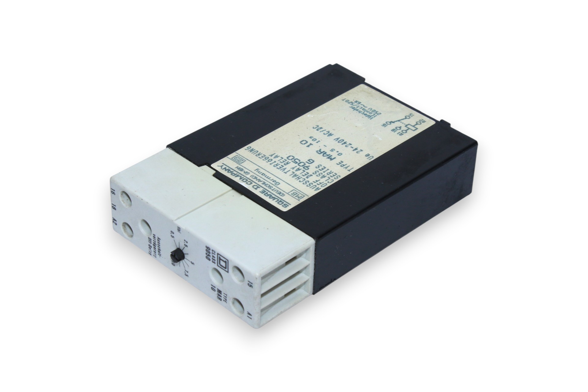 SQUARE D MER 10 TIME RELAY 9050