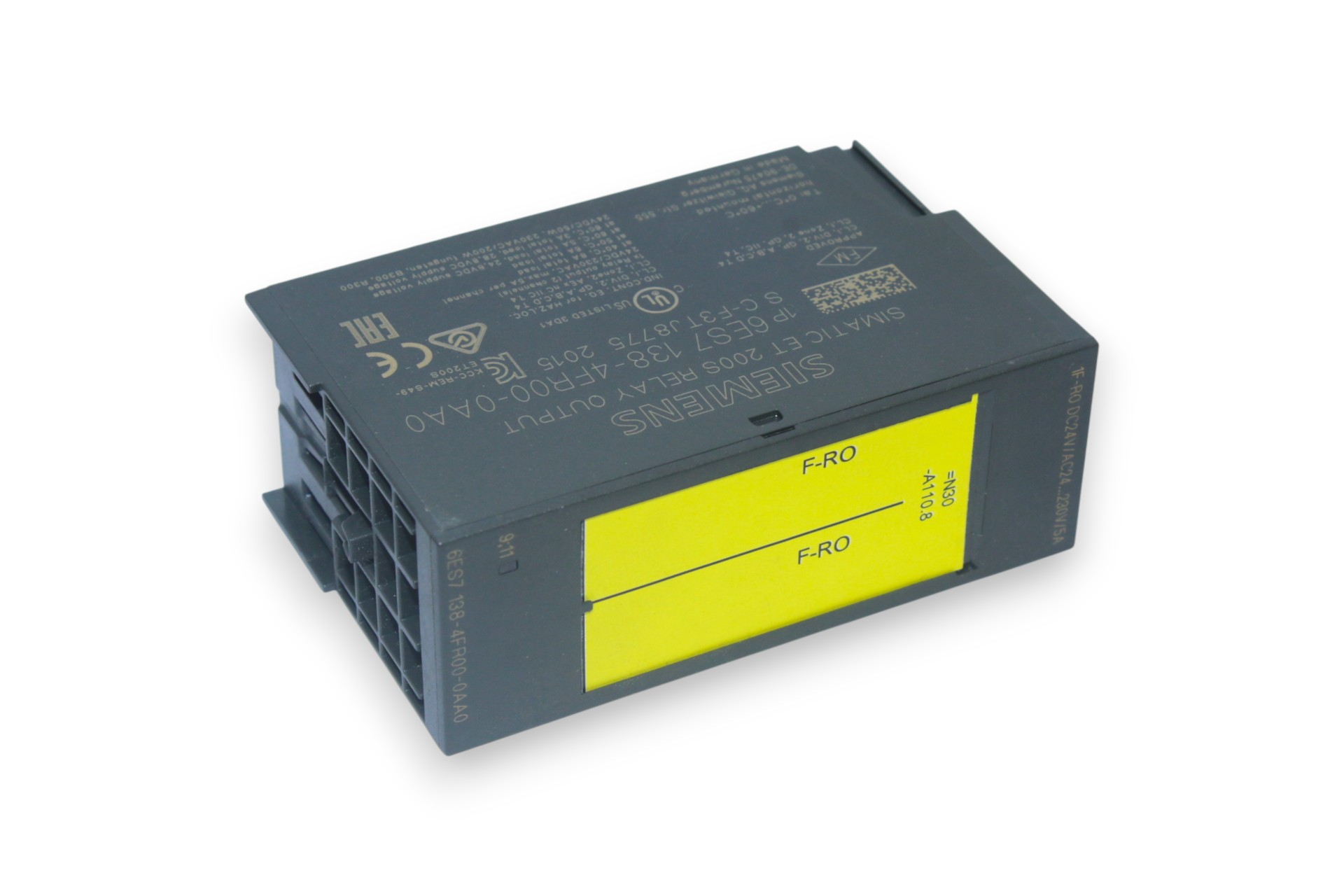 SIEMENS 6ES7 138-4FR00-0AA0 ELECTRONIC MODULE