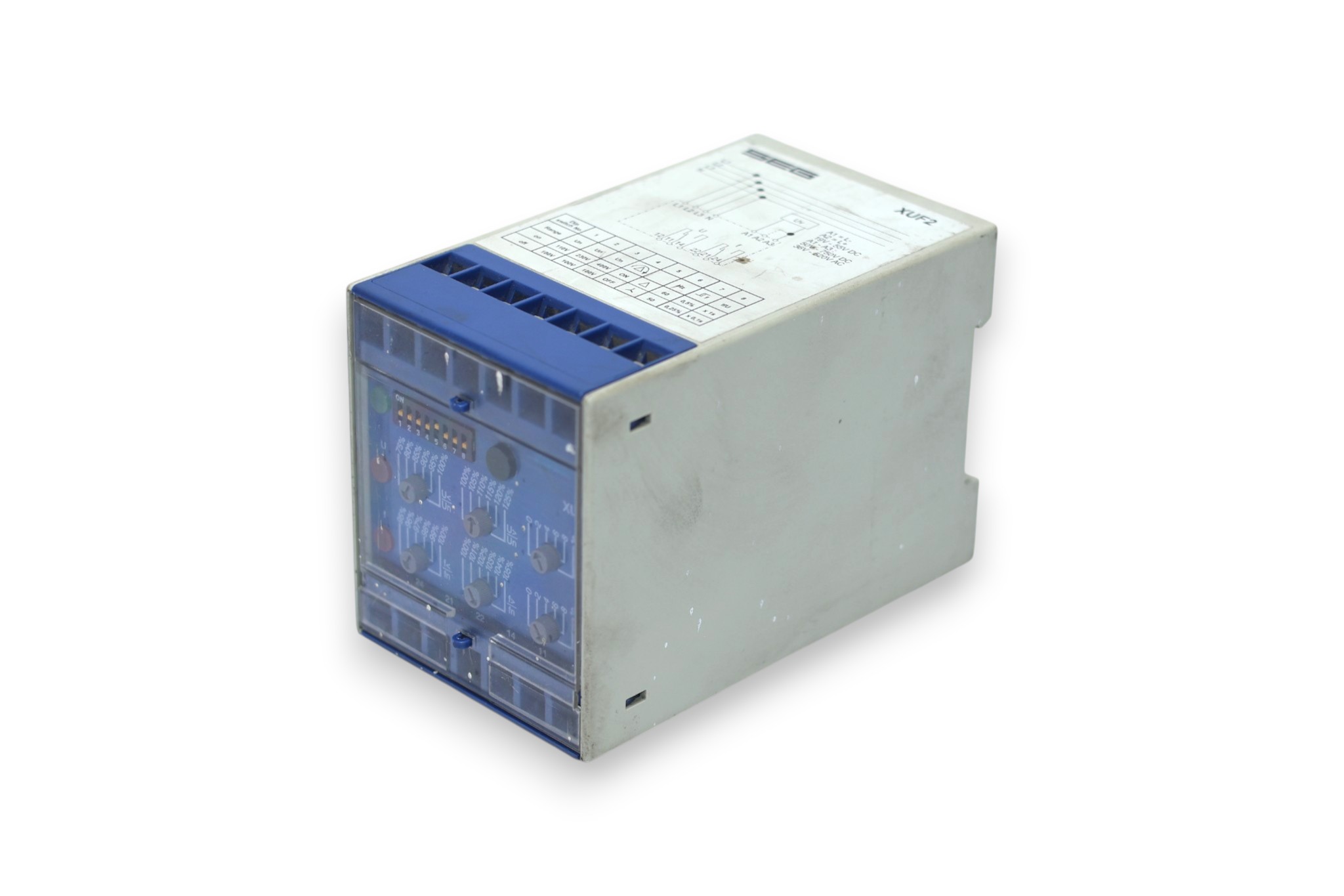 SEG WOODWARD XUF2 VOLTAGE AND FREQUENCY RELAY