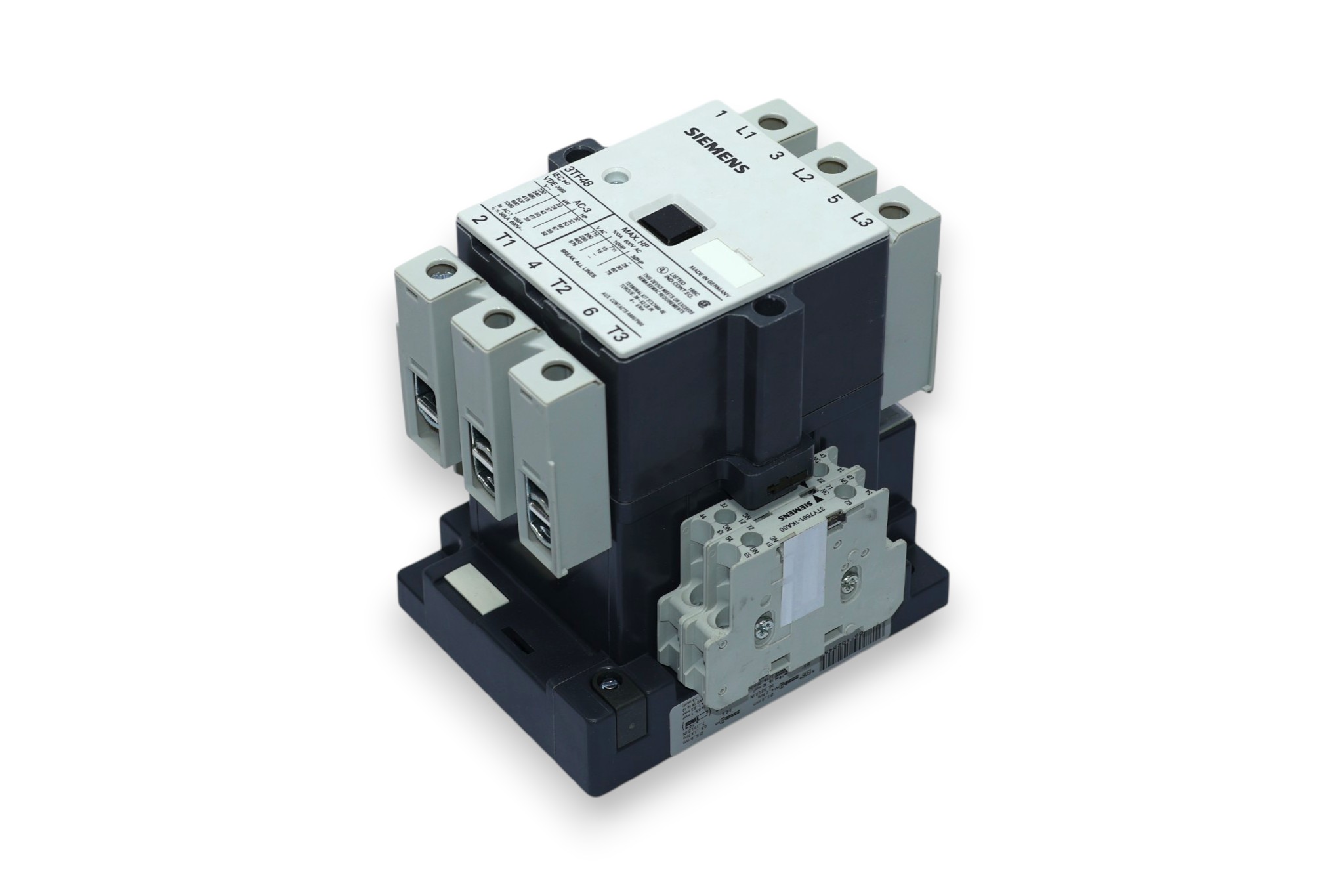 SIEMENS 3TF4844-0AD0 CONTACTOR