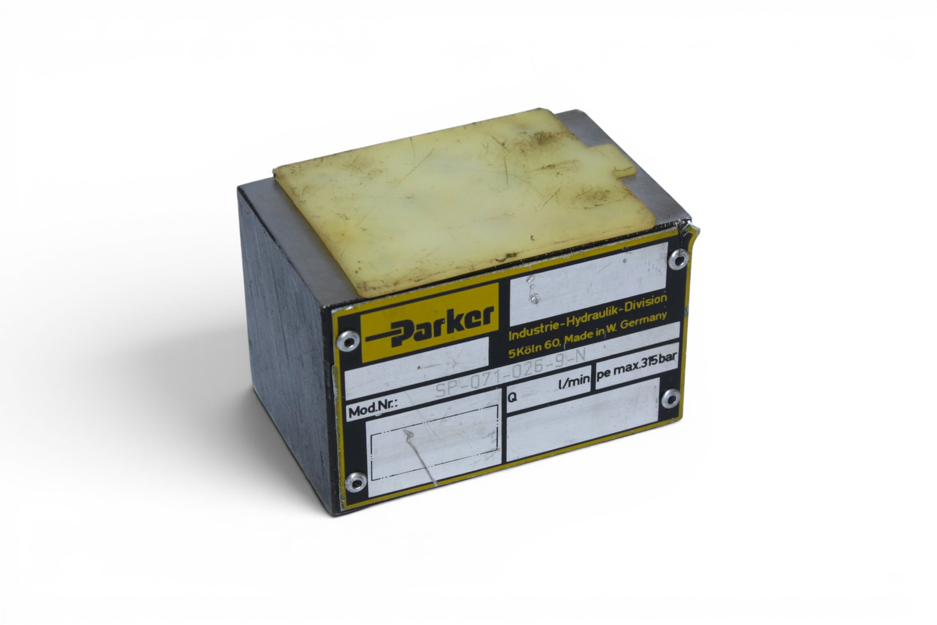 PARKER SP-071-026-9-N BLOCK VALVE