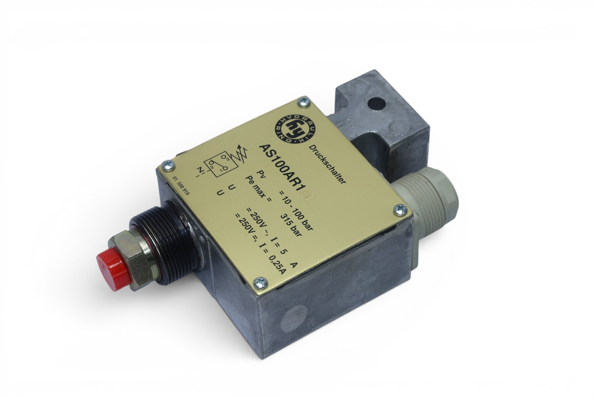 HYDRAULIC RING AS100AR1 PRESSURE SWITCH