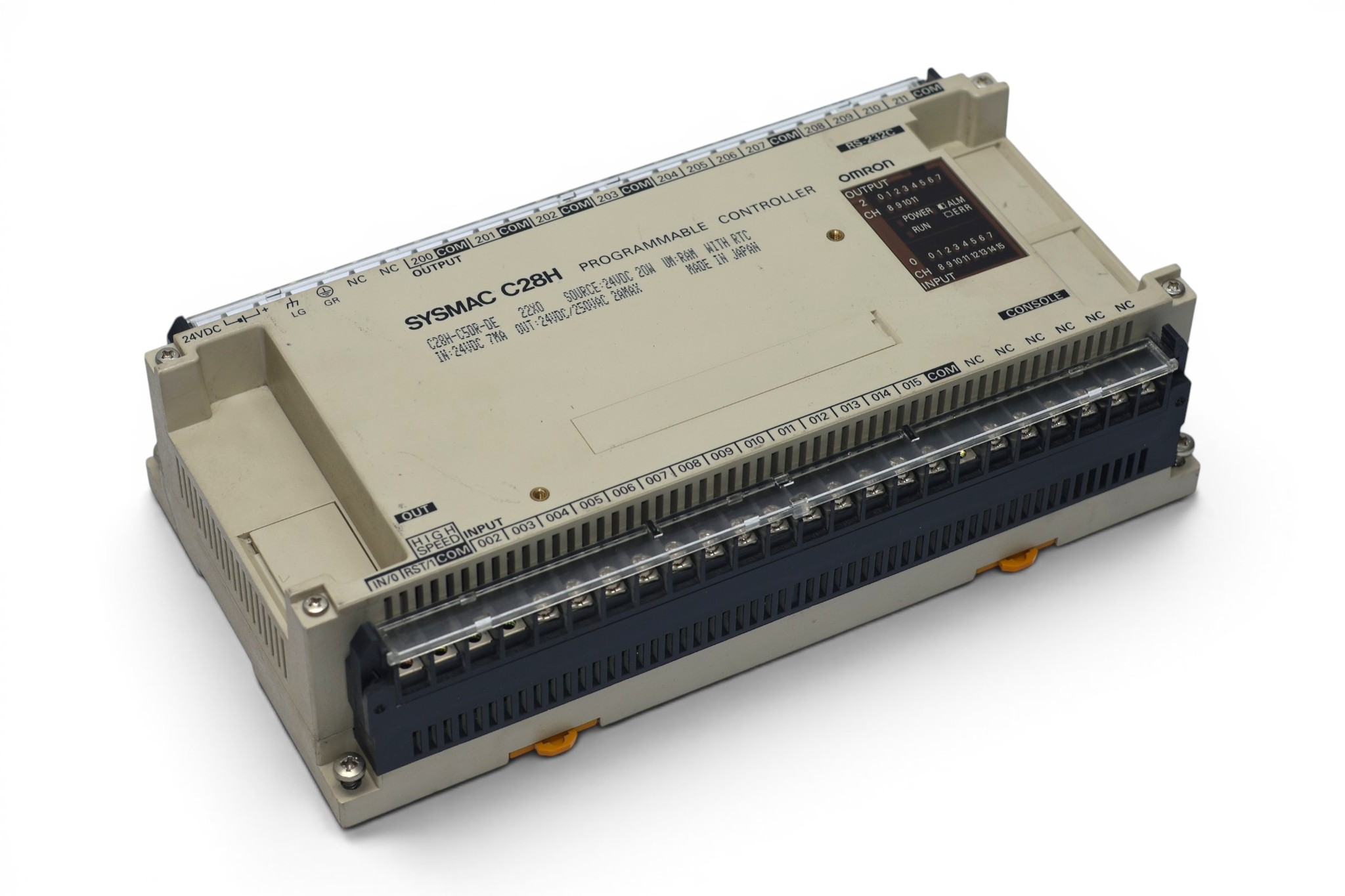 OMRON SYSMAC C280H PROGRAMMABLE CONTROLLER C280H-C5DR-DE