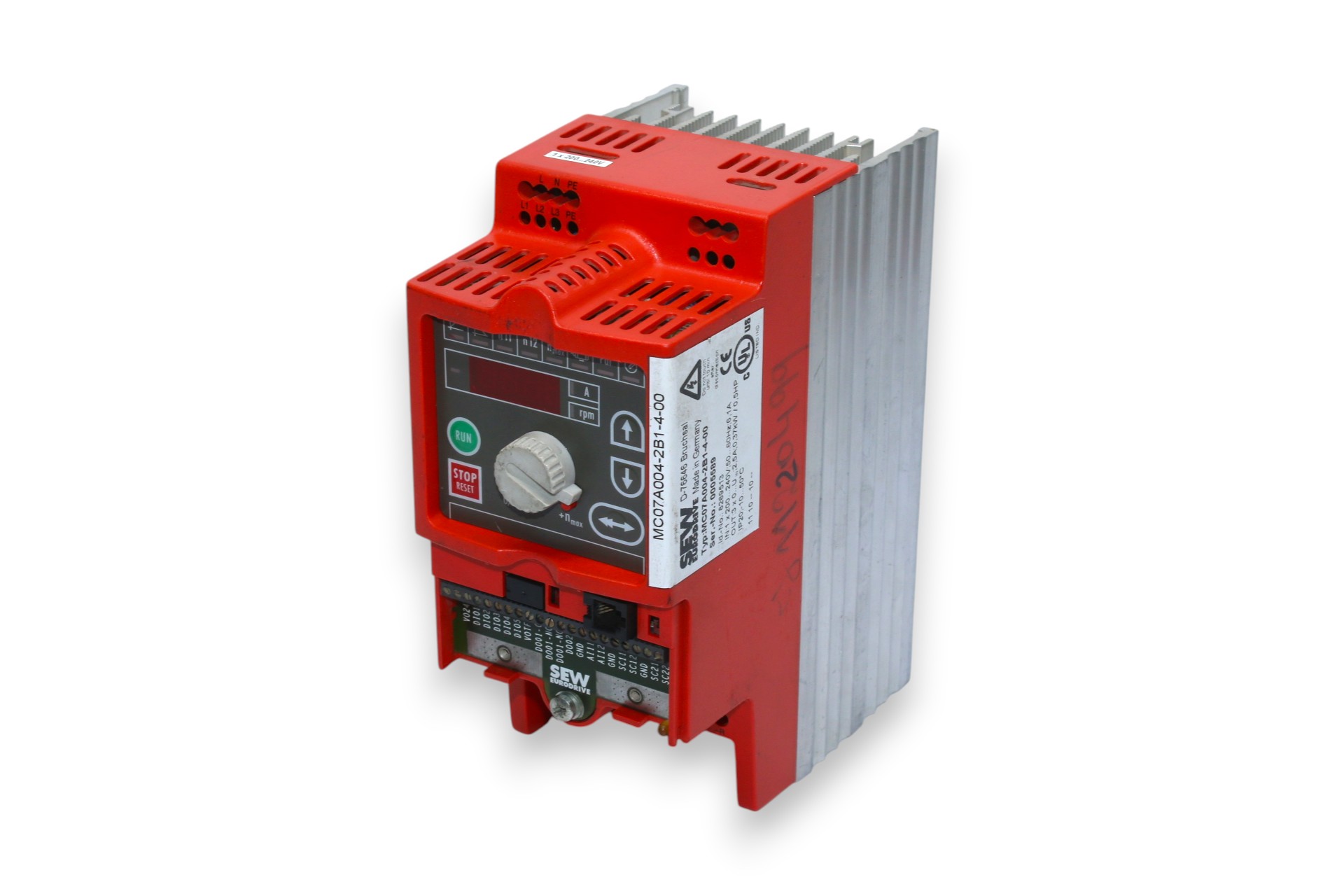 SEW MC07A004-2B1-4-00 INVERTER DRIVE 8269513 (0.37KW/0.5HP)