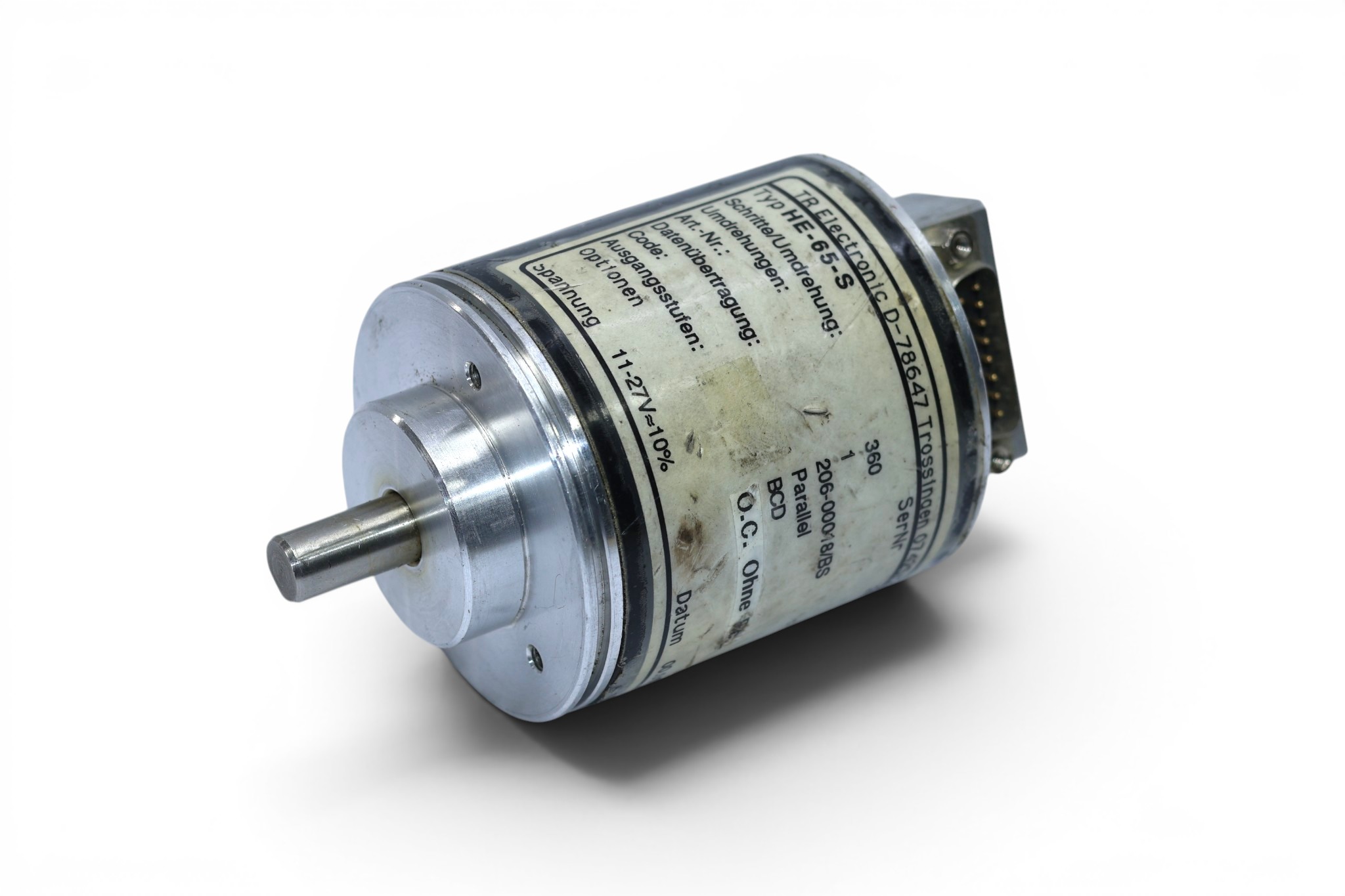 TR Electronic HE-65-S ABSOLUTE ENCODER 206-00018/BS