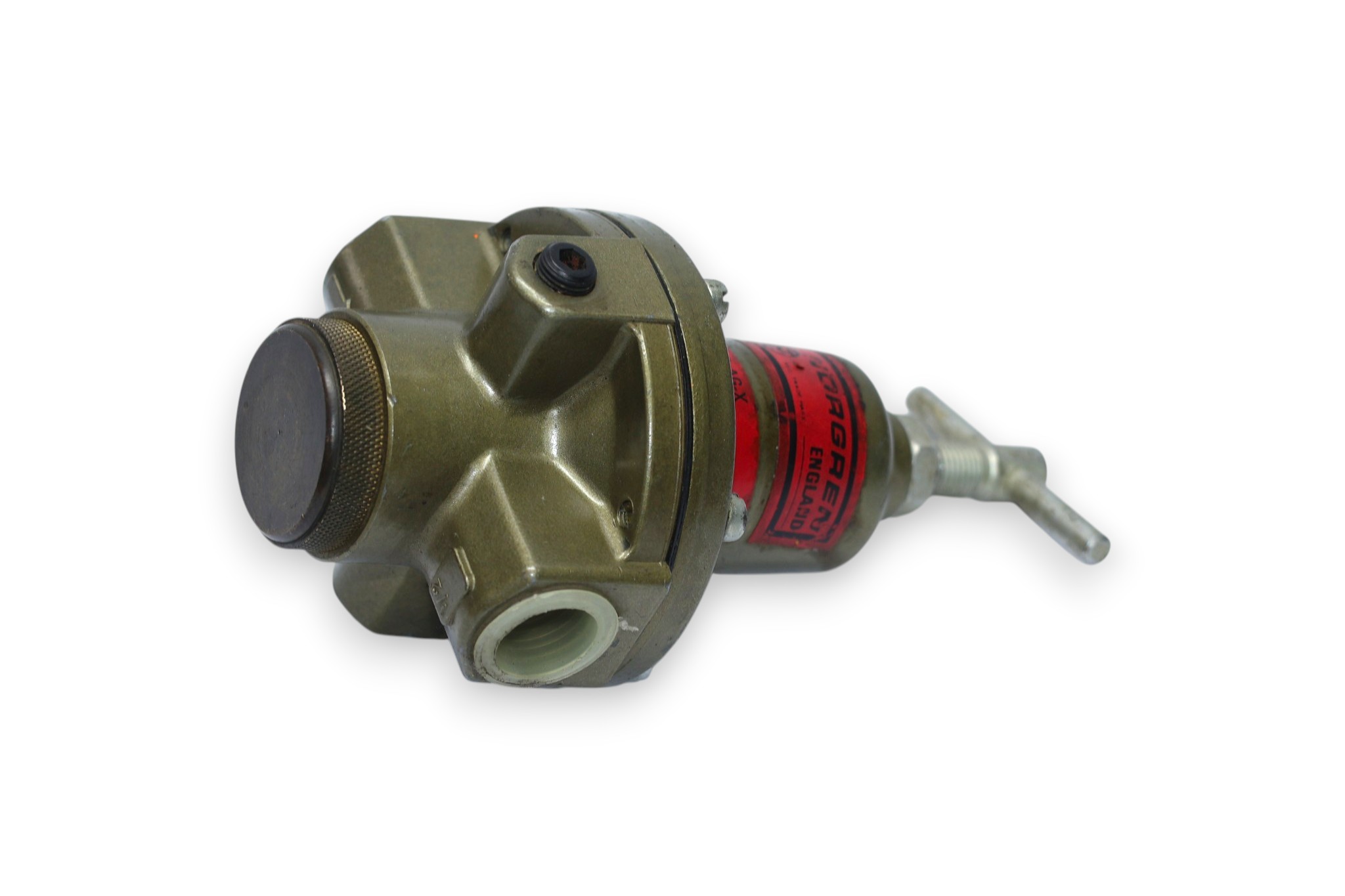 NORGREN 20 AG-X PRESSURE REGULATOR Max.SEC.9 BARS.125 P.S.I.