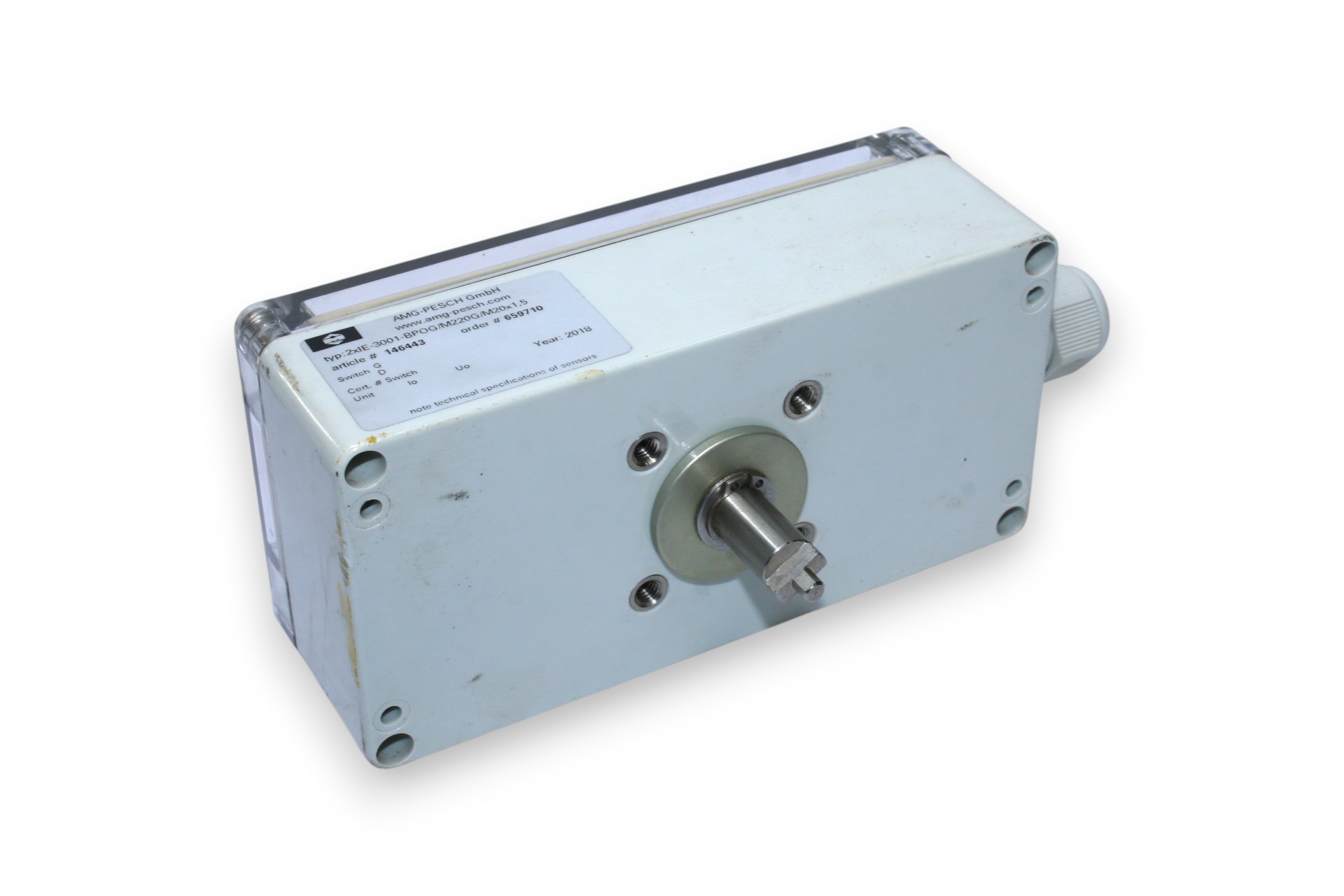 AMG-PESCH 2XIE-3001-BPOG/M220G/M20X1.5 LIMIT SWITCH BOX
