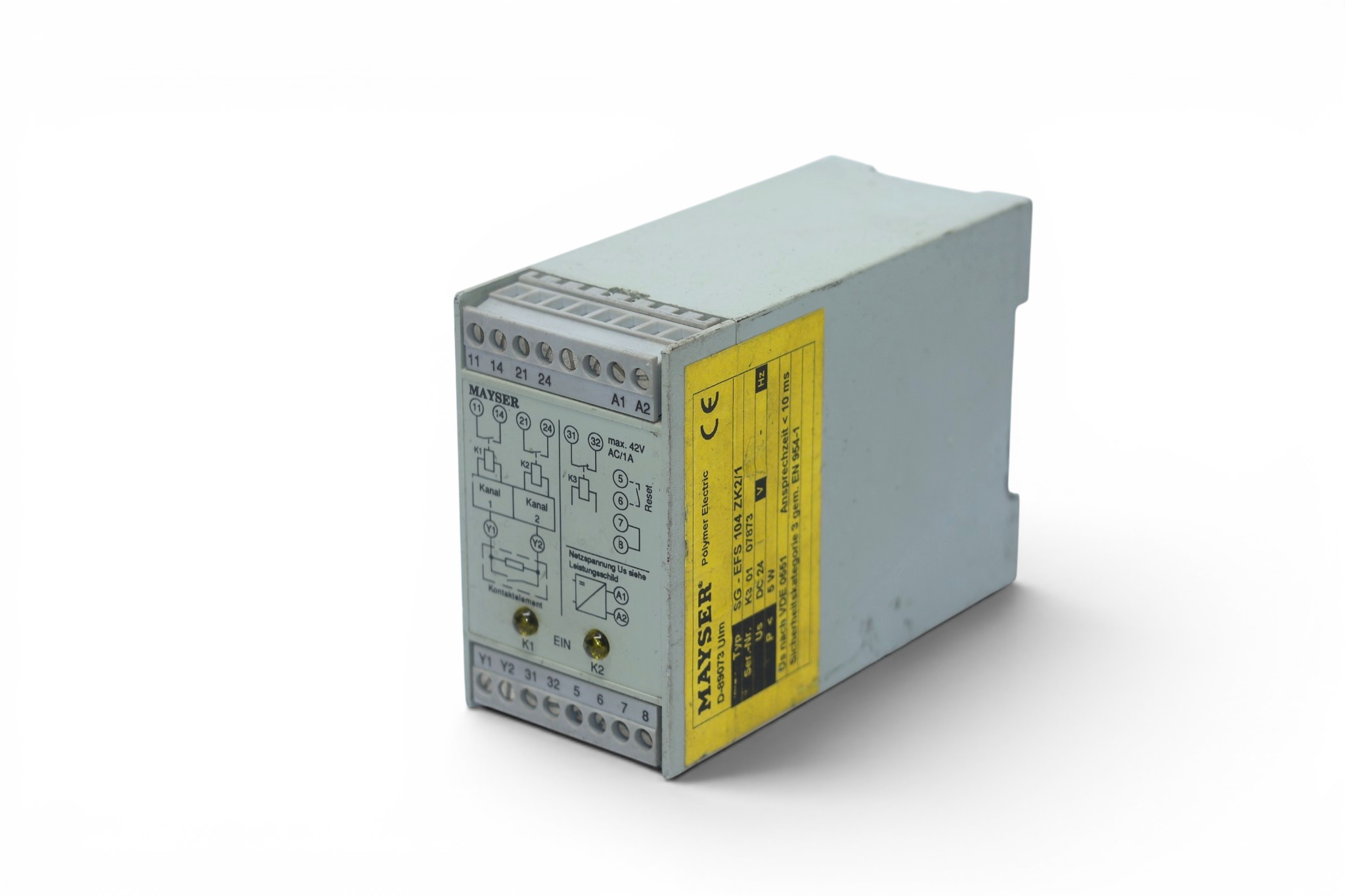 MAYSER SG-EFS 104 ZK2/1 SAFETY CONTROL UNIT