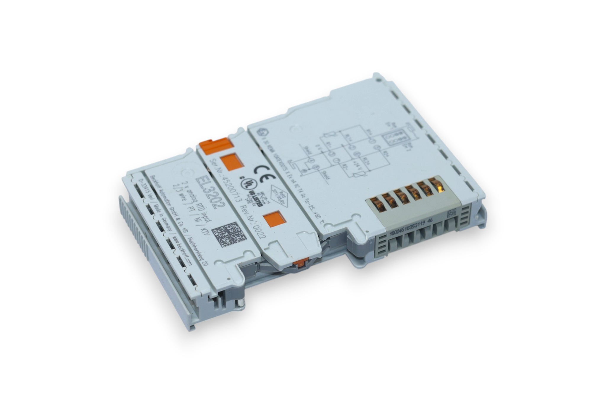 BECKHOFF EL3202 ETHERCAT TERMINAL