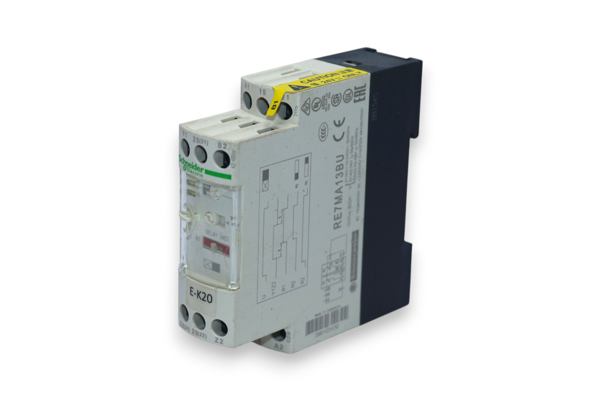 SCHNEIDER RE7MA13BU OFF-DELAY TIMING RELAY