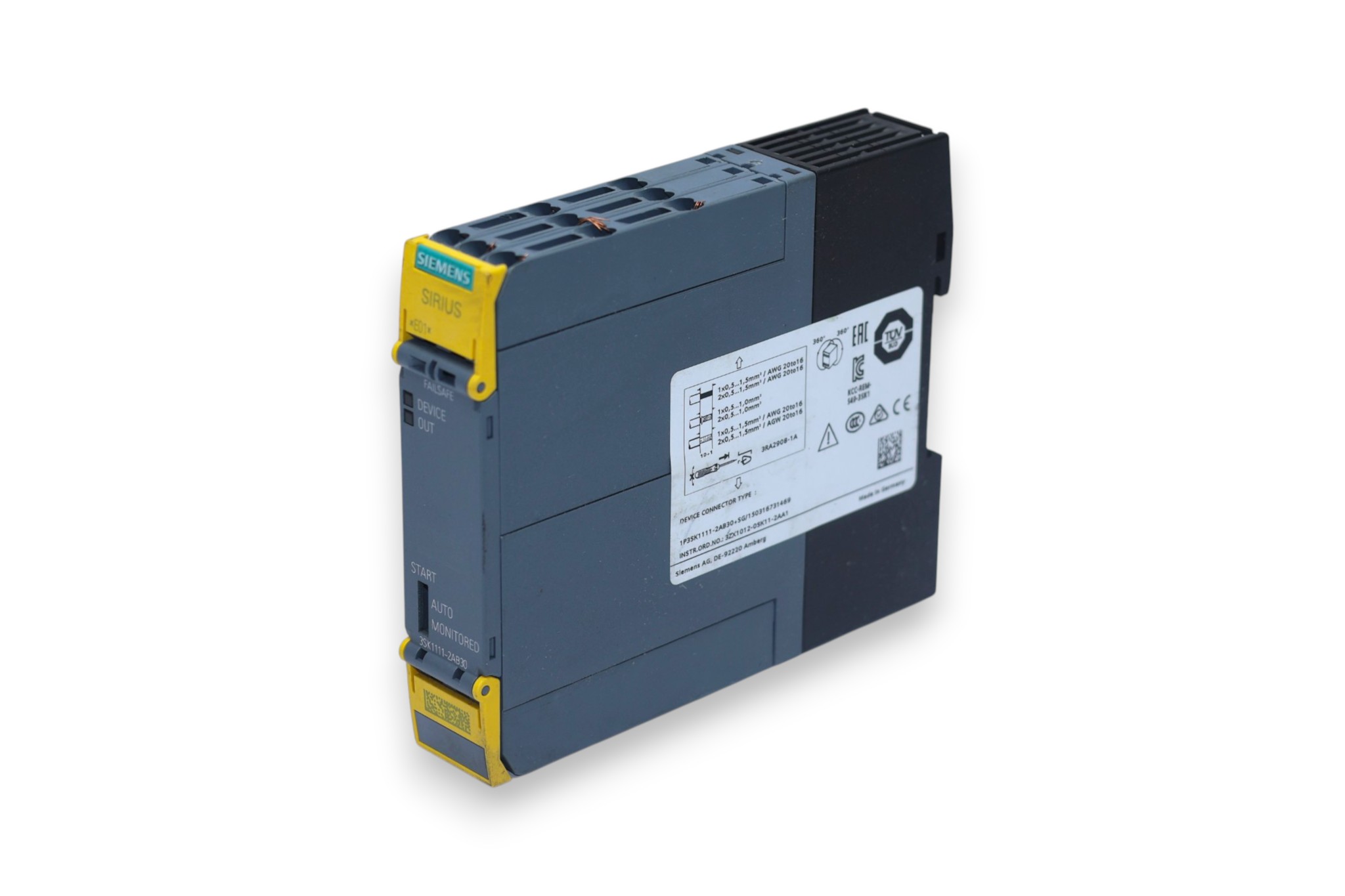 SIEMENS 3SK1111-2AB30 SAFETY RELAY