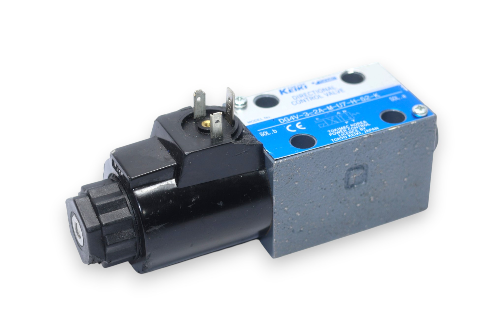 TOKYO KEIKI DG4V-3-2A-M-U7-H-52-K DIRECTIONAL CONTROL VALVE (WITHOUT COIL)