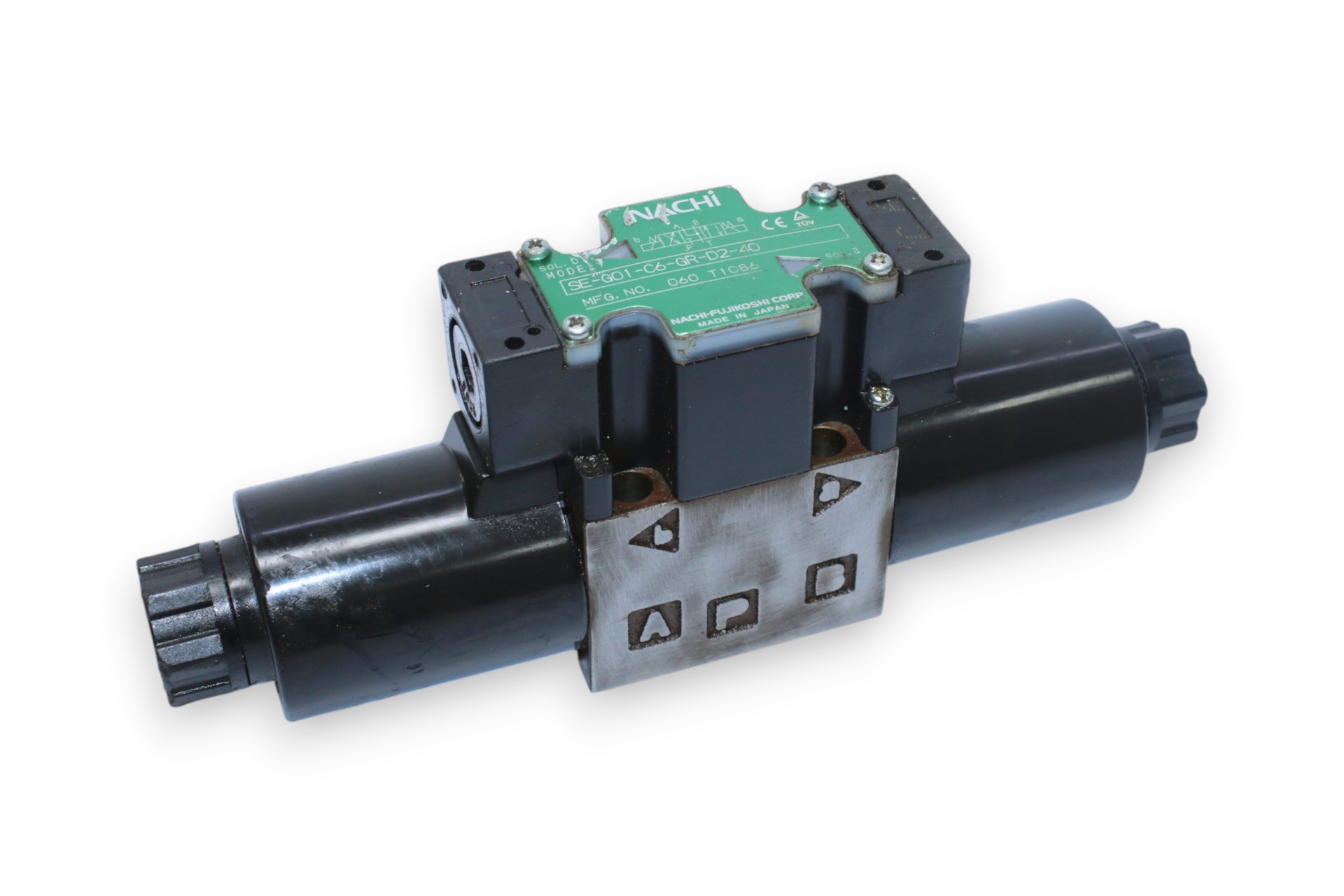 NACHI SE-G01-C6-GR-D2-40 SOLENOID OPERATED DIRECTIONAL VALVE