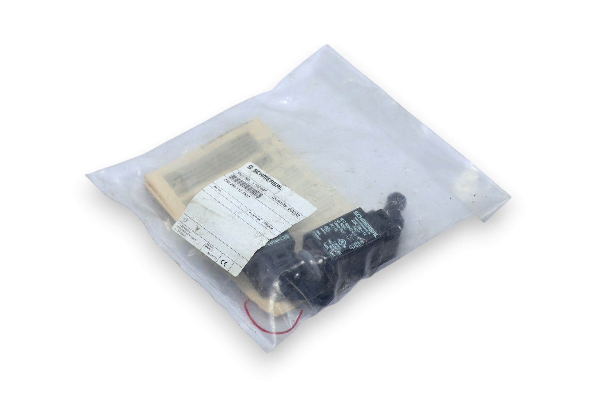 SCHMERSAL Z3K 236-11Z-1637 LIMIT SWITCH
