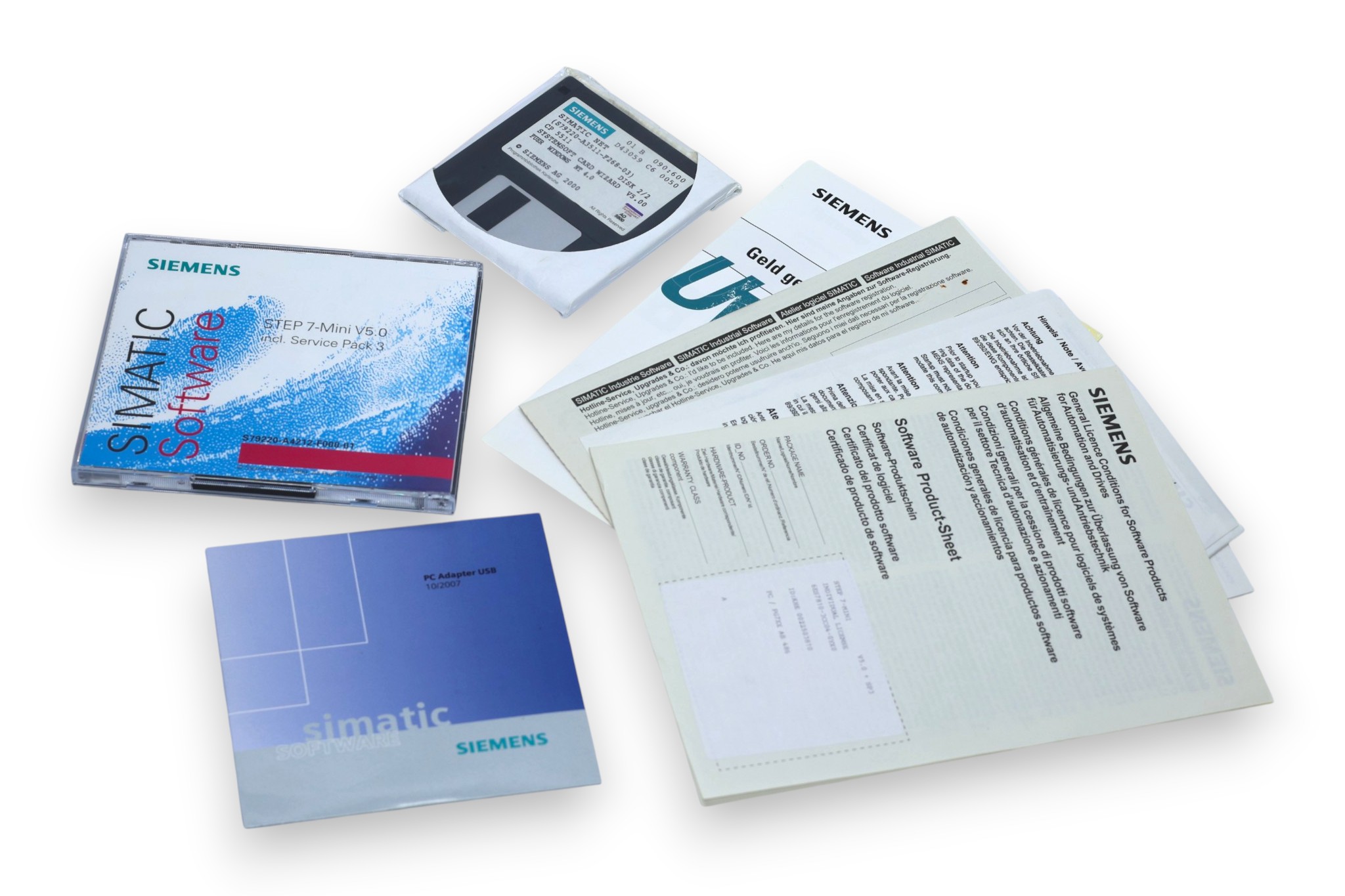 SIEMENS 6ES7810-3CC04-0YX0 STEP 7 Mini V5.0 SL, CD ROM
