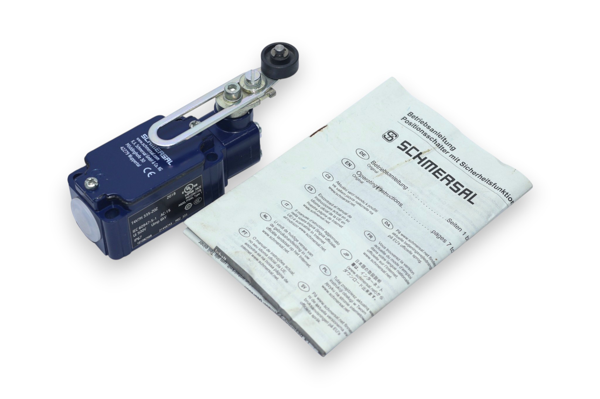 SCHMERSAL T4V7H 335-20Z LIMIT SWITCH 101082568
