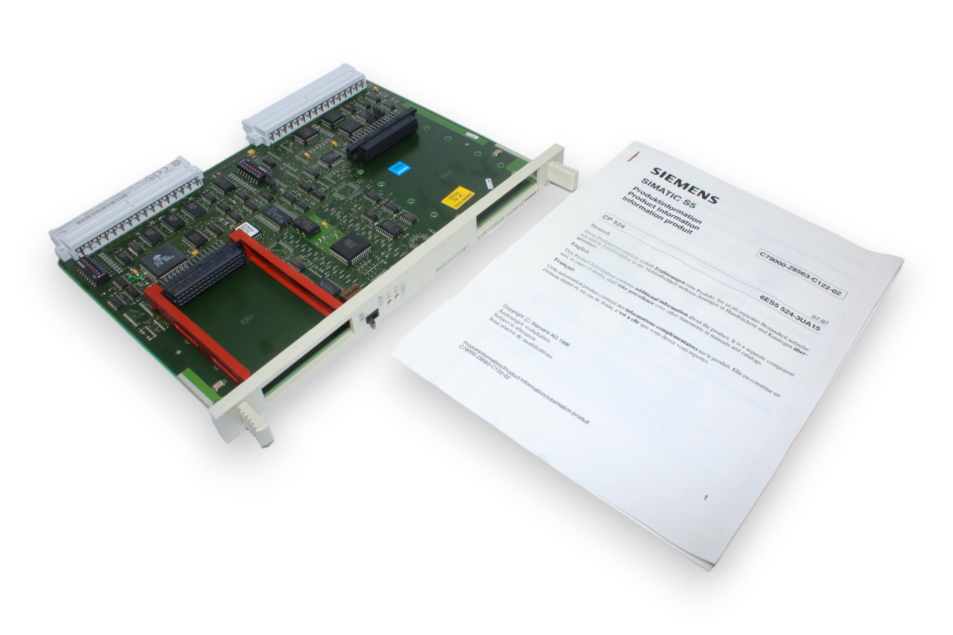 SIEMENS 6ES5524-3UA15 COMMUNICATIONS PROCESSOR
